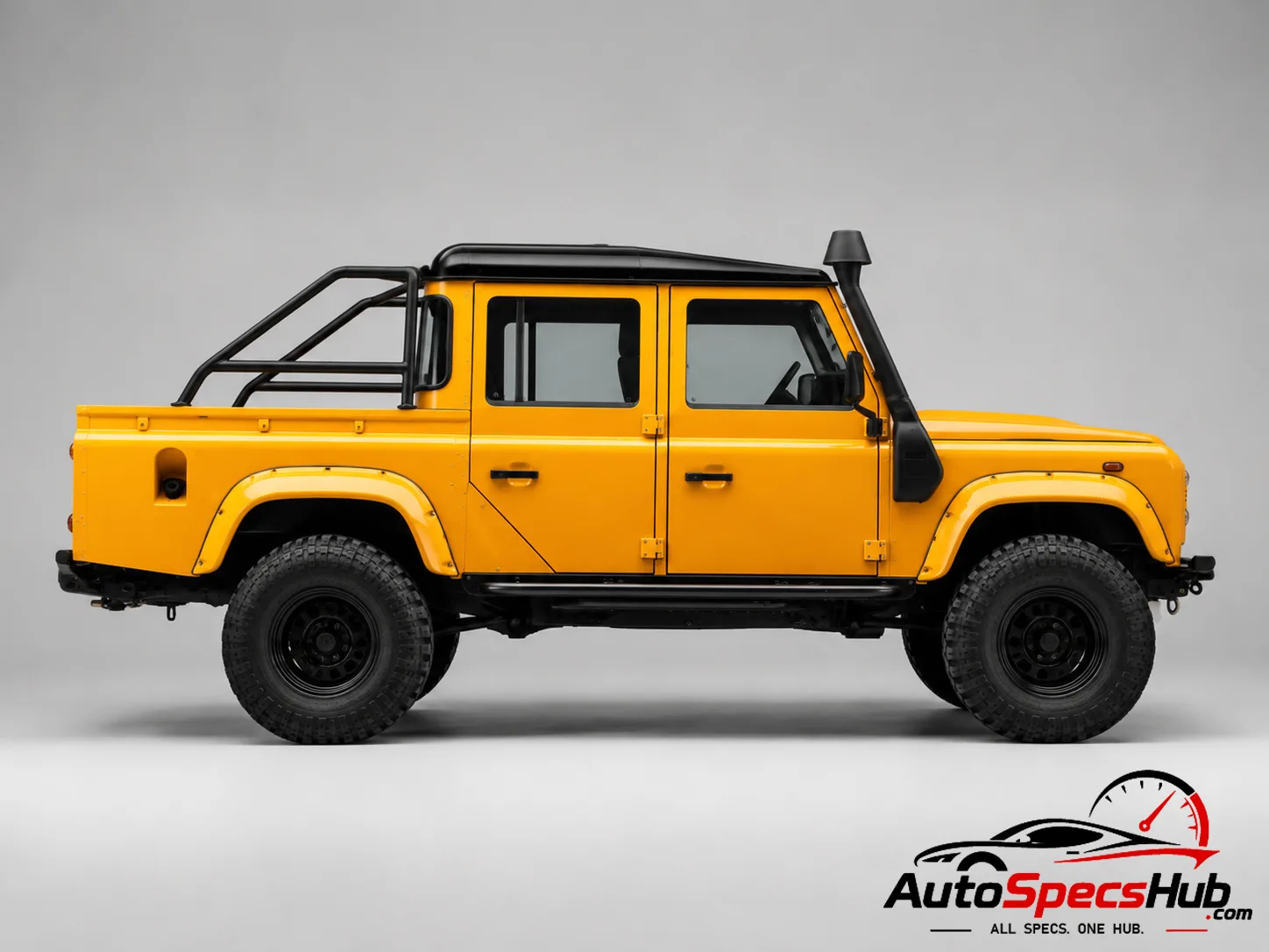 2005 Land Rover Defender 110 Td5 Crew Cab side profile