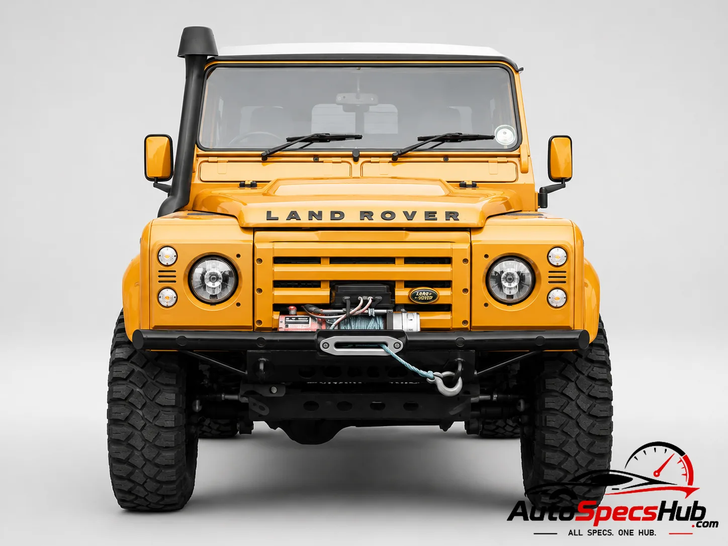 2005 Land Rover Defender 110 Td5 Crew Cab front view