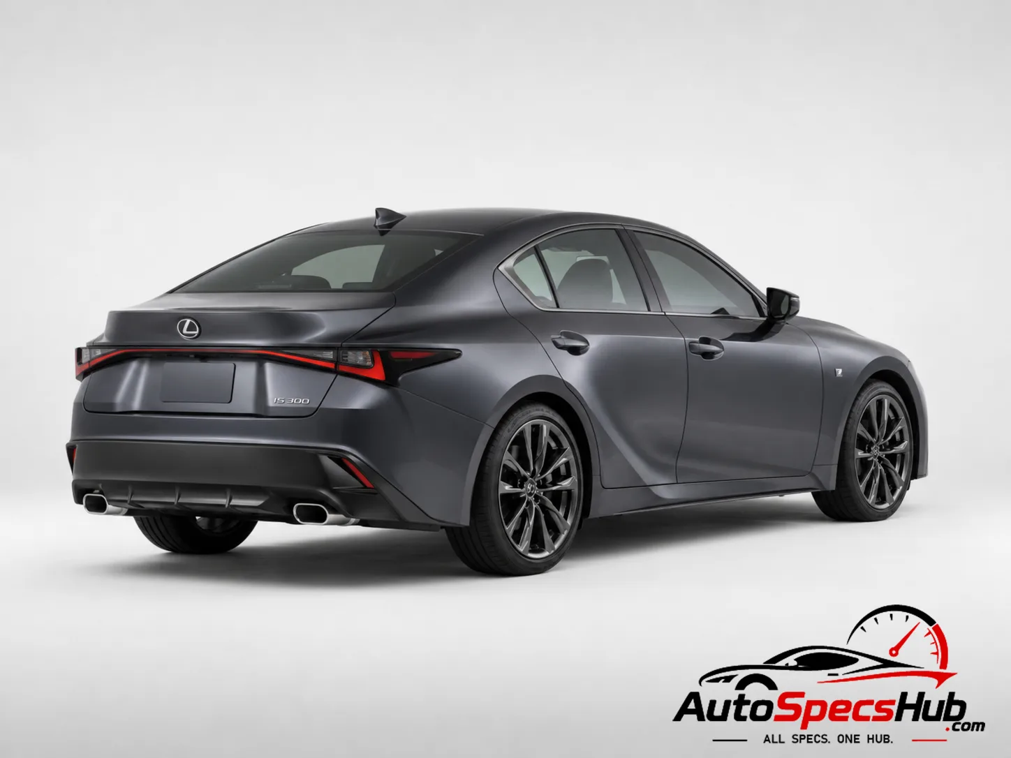 Lexus IS 300 rear three-quarter view