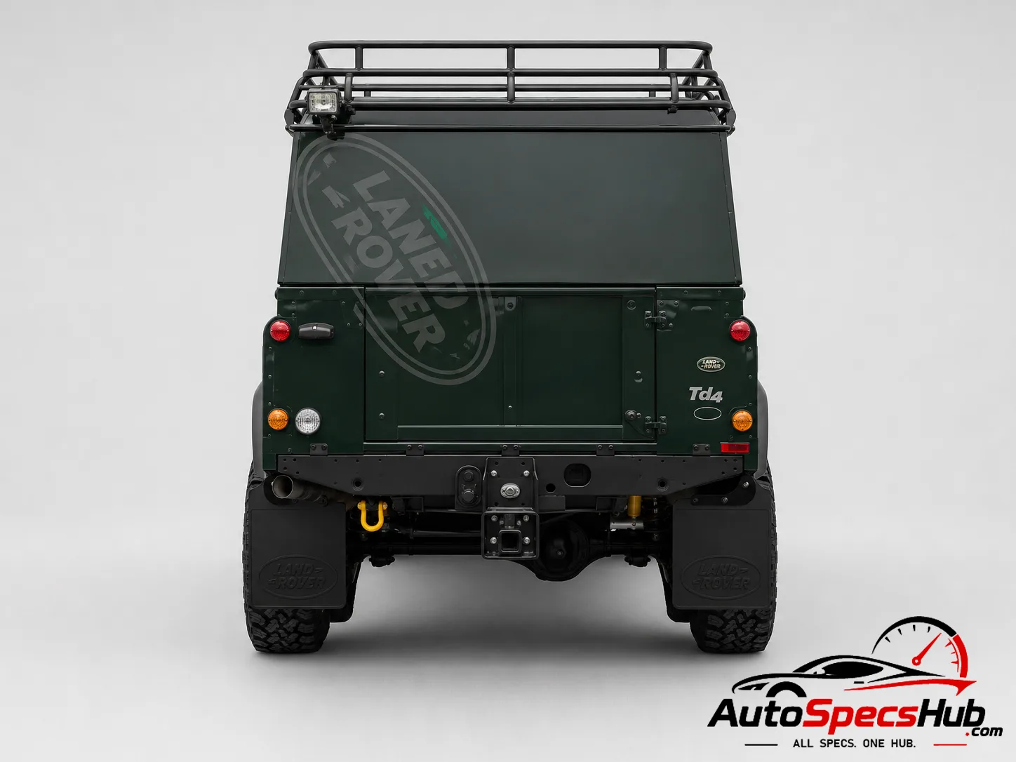 2012 Land Rover Defender 90 Td4 Pick Up rear view