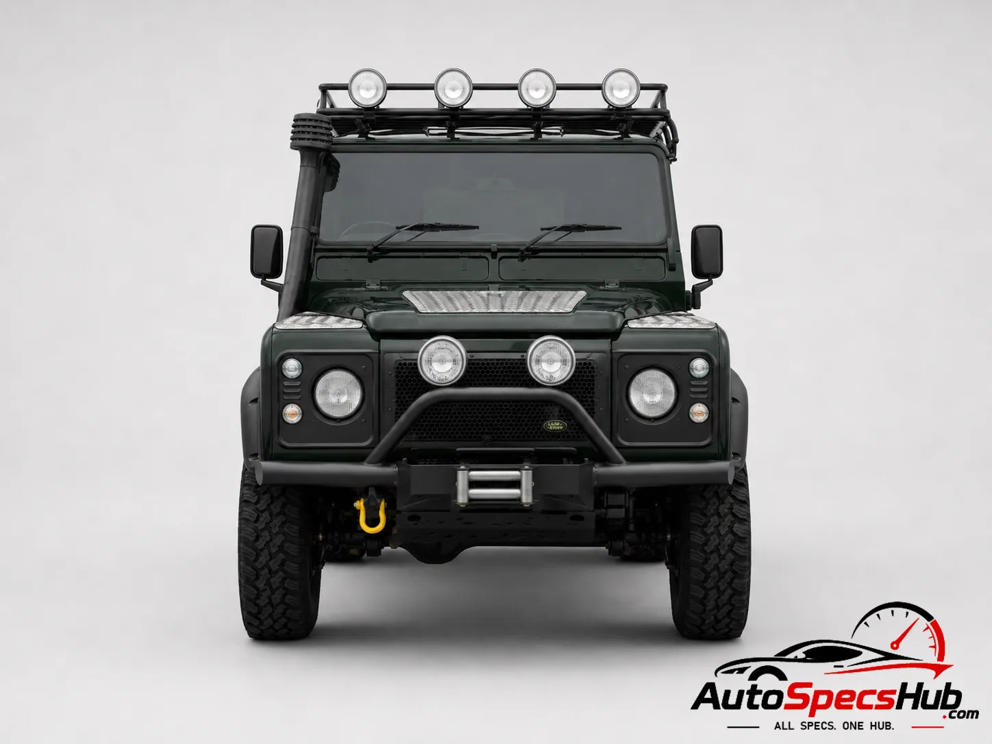 2012 Land Rover Defender 90 Td4 Hard Top front view