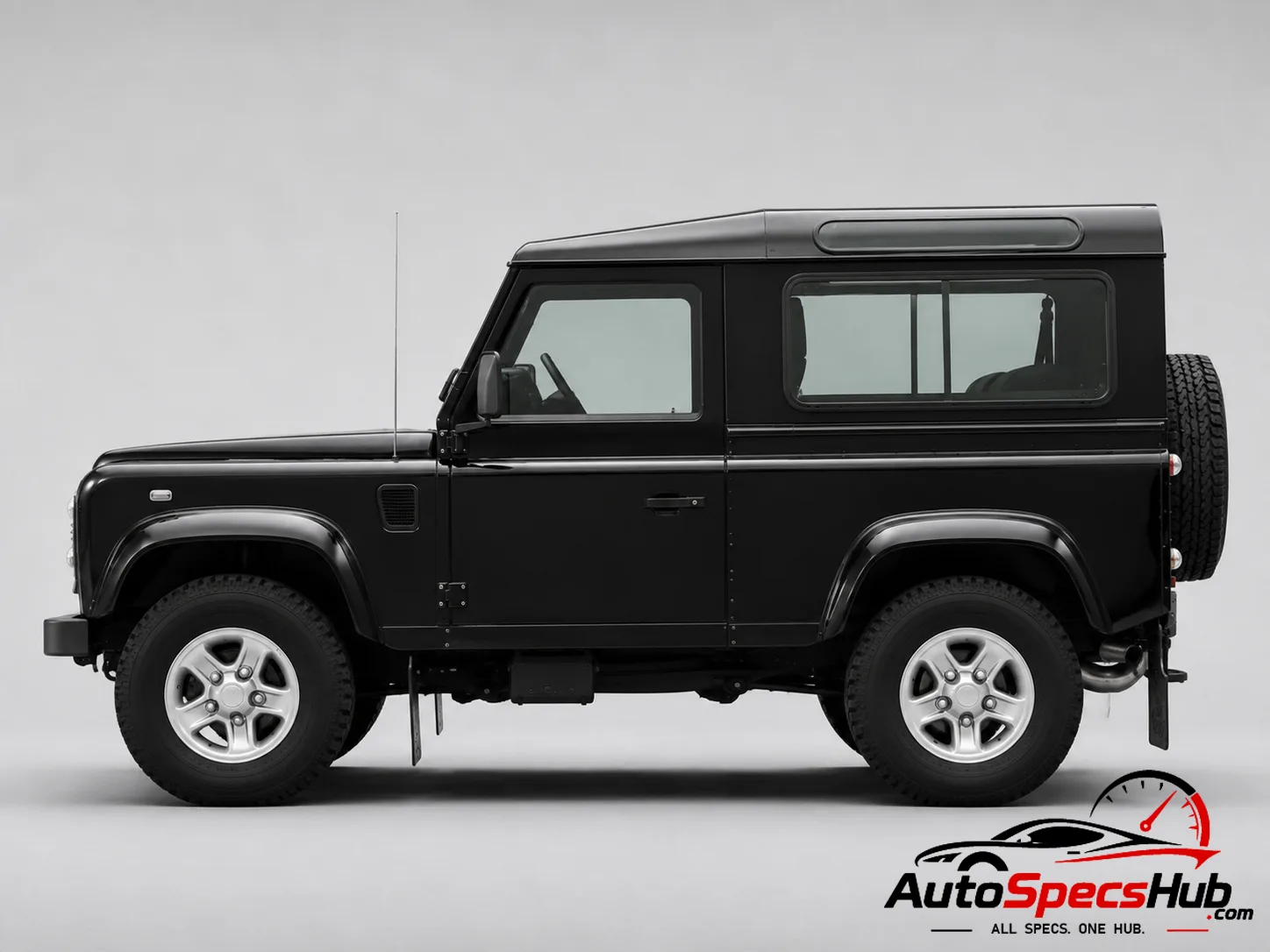 2008 Land Rover Defender 90 Td4 Station Wagon side profile