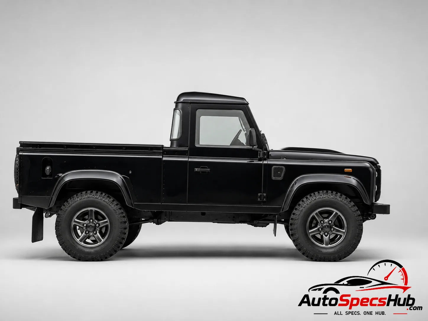 2007 Land Rover Defender 110 Td4 Pick Up side profile