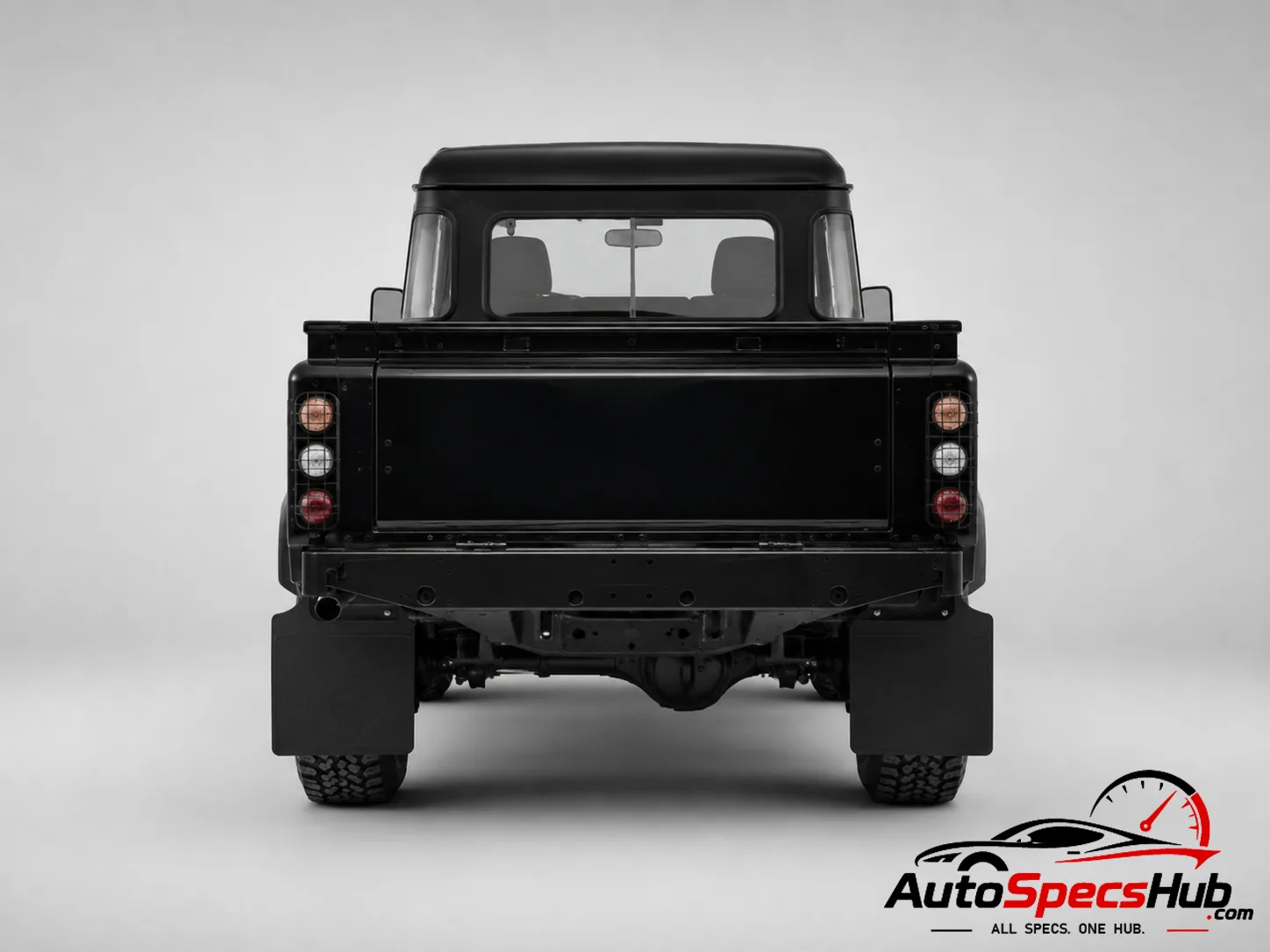 2007 Land Rover Defender 110 Td4 Pick Up rear view