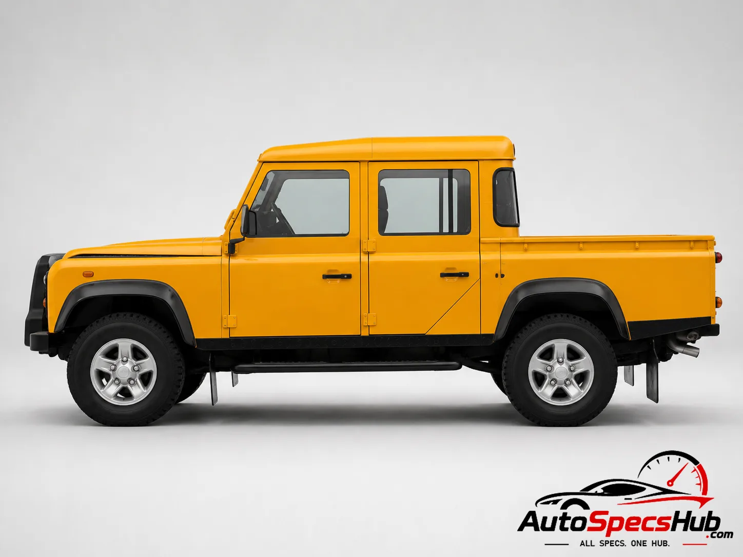 2007 Land Rover Defender 110 Td4 Crew Cab side profile