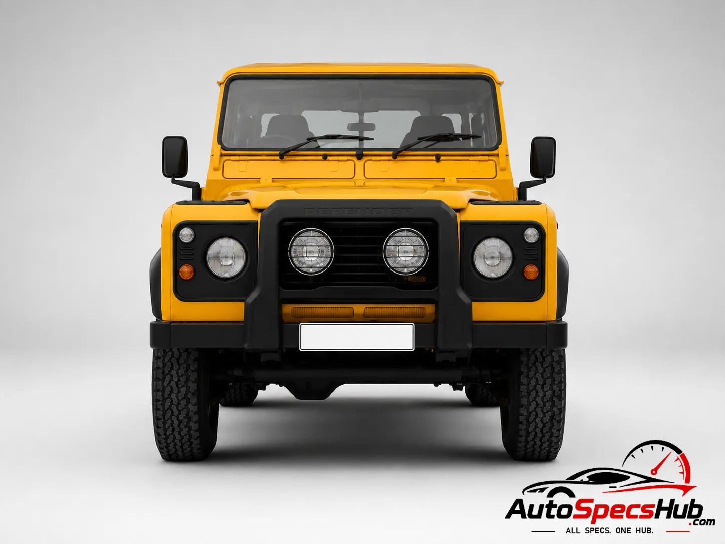 2007 Land Rover Defender 110 Td4 Crew Cab front view