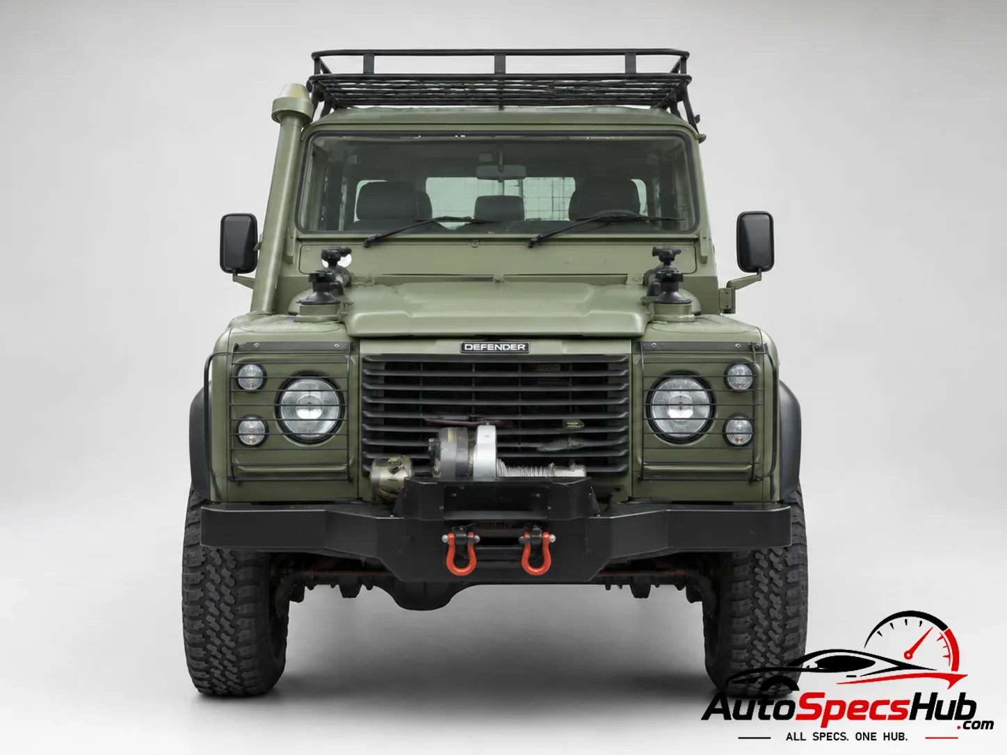 2007 Land Rover Defender 130 Td4 Crew Cab front view