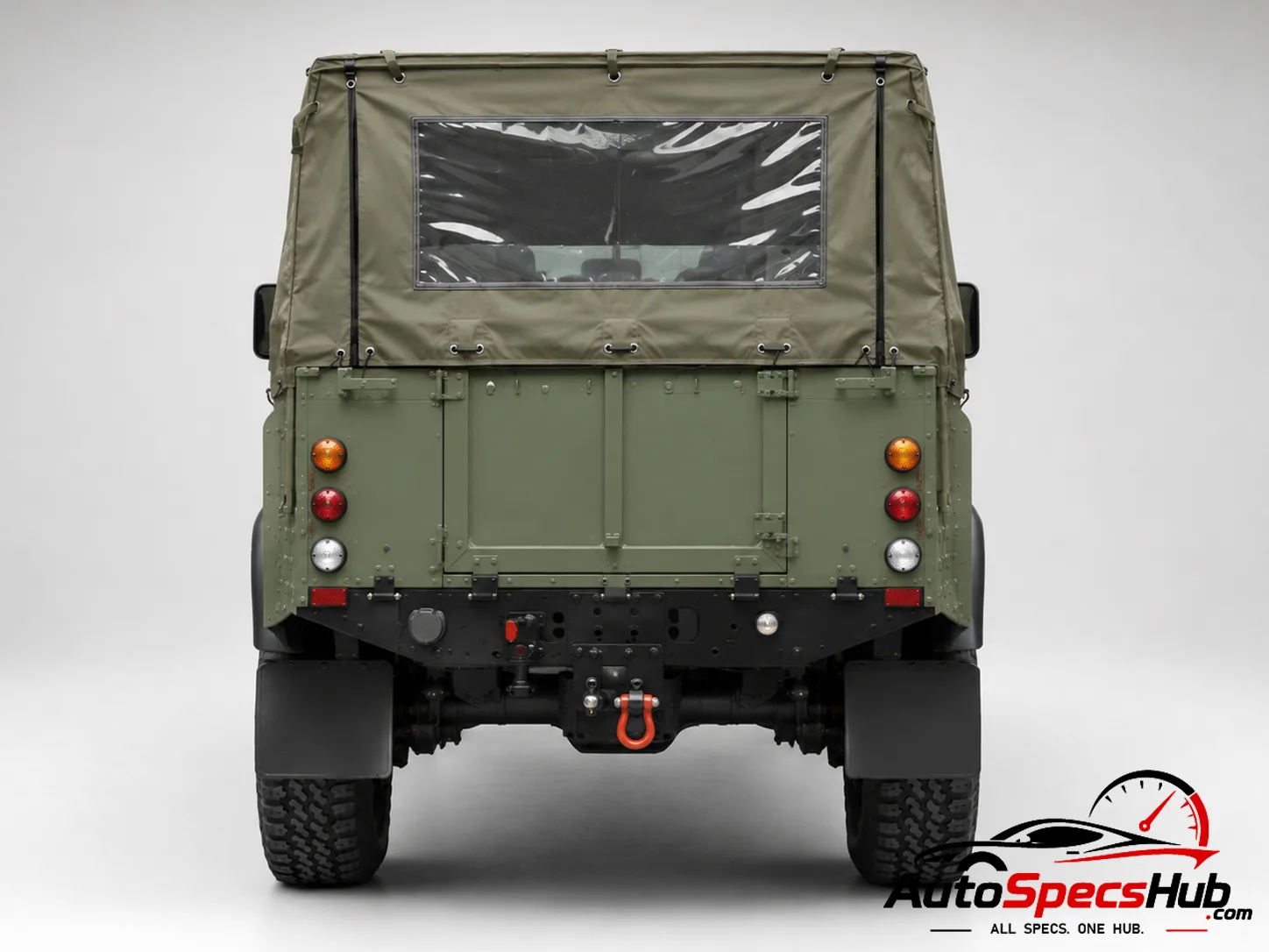 2007 Land Rover Defender 130 Td4 Crew Cab rear view