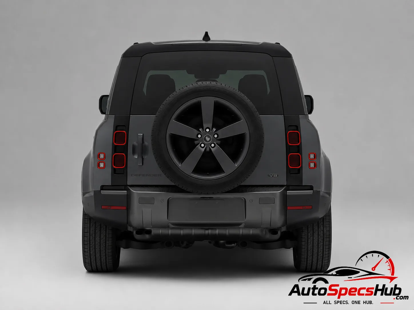 2021 Land Rover Defender 110 V8 P525 rear view