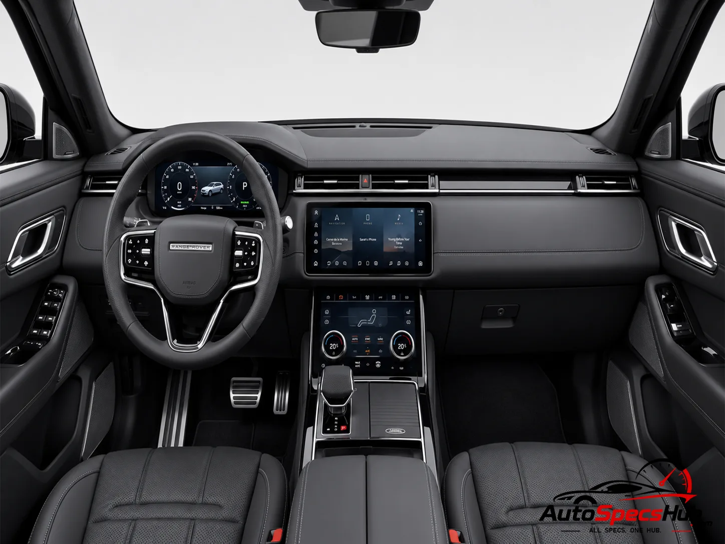 2023 Land Rover Range Rover Velar P400 interior dashboard and front cabin