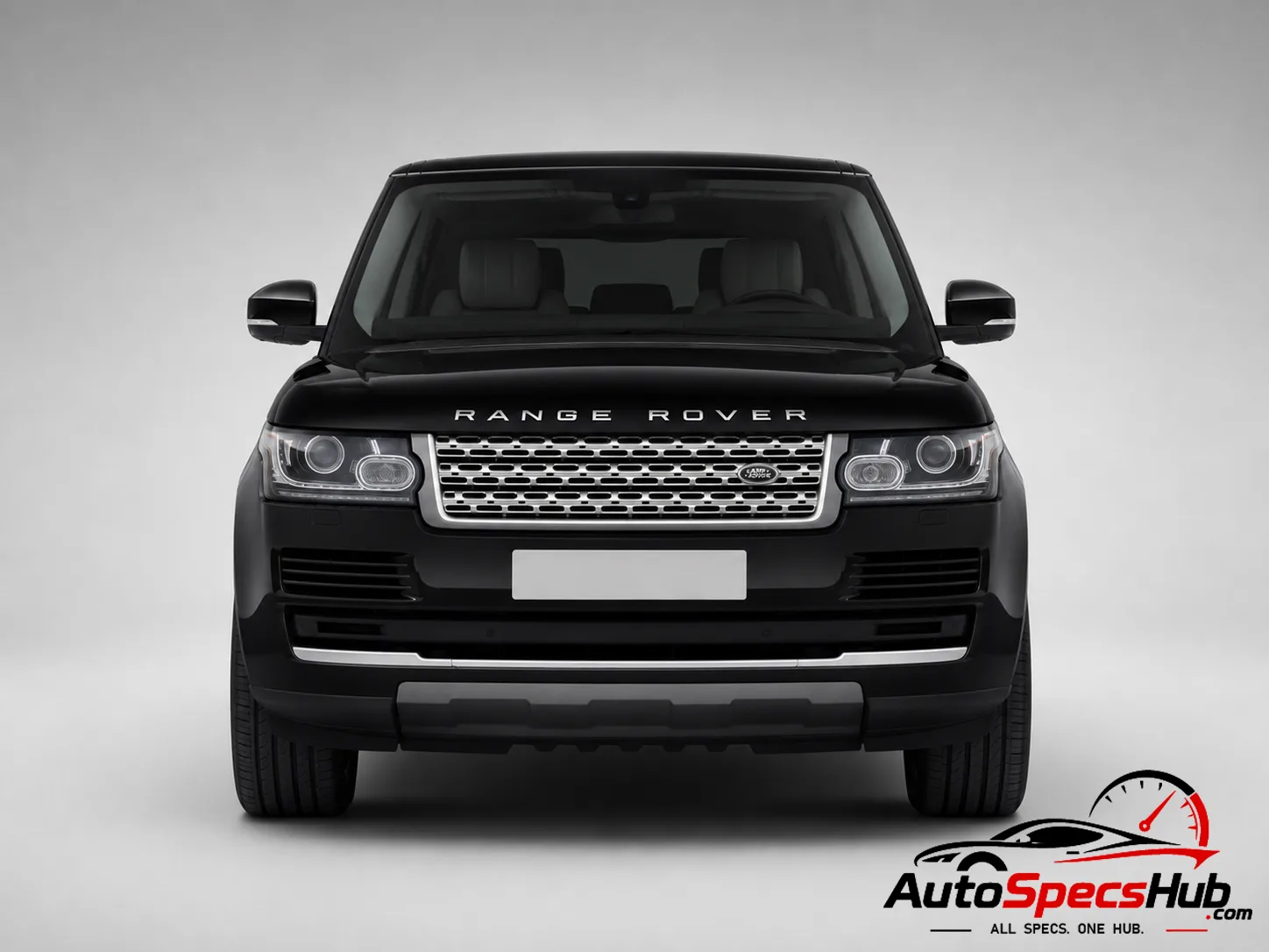 2015 Land Rover Range Rover 3.0 SDV6 Hybrid front view in Black