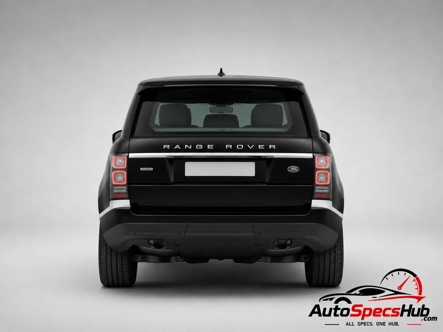 2015 Land Rover Range Rover 3.0 SDV6 Hybrid rear view in Black
