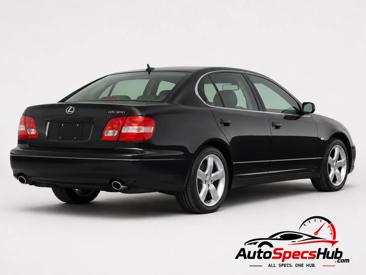 2005 Lexus GS 300 S190 rear three-quarter view
