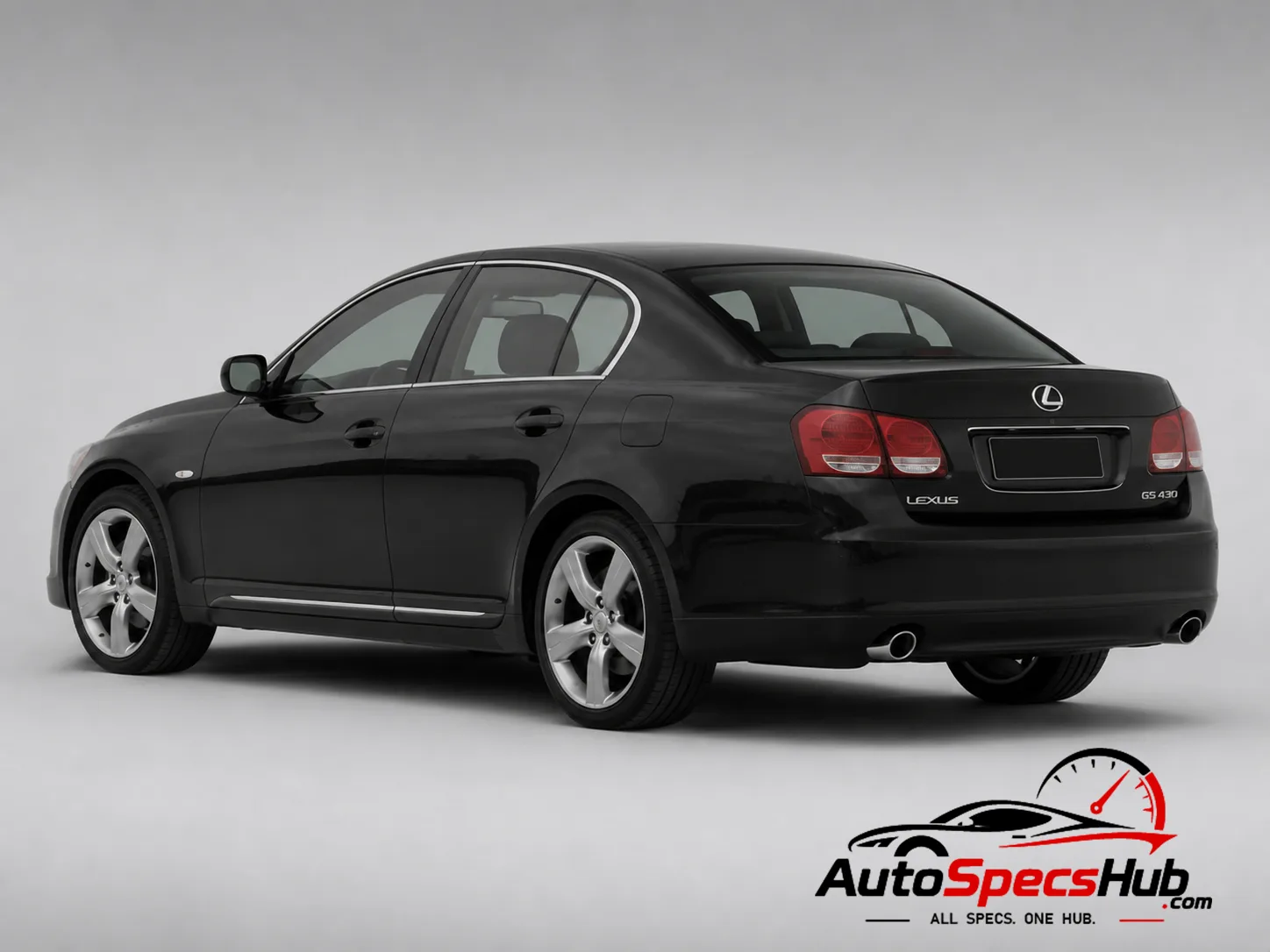 2005 Lexus GS 430 S190 rear three-quarter view