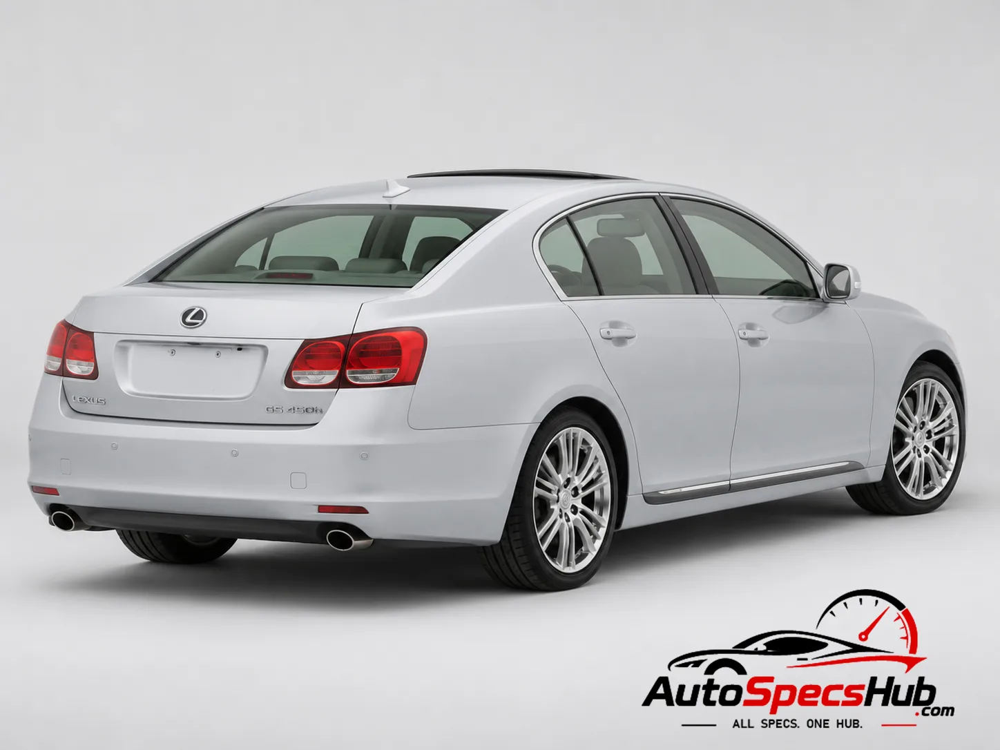 2006 Lexus GS 450h S190 rear three-quarter view