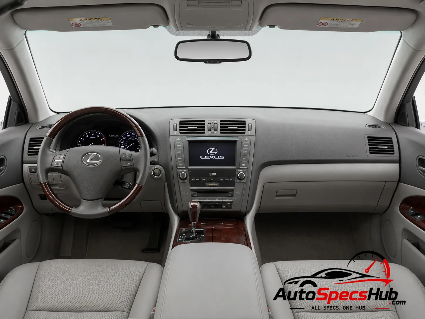 2006 Lexus GS 450h S190 interior dashboard view