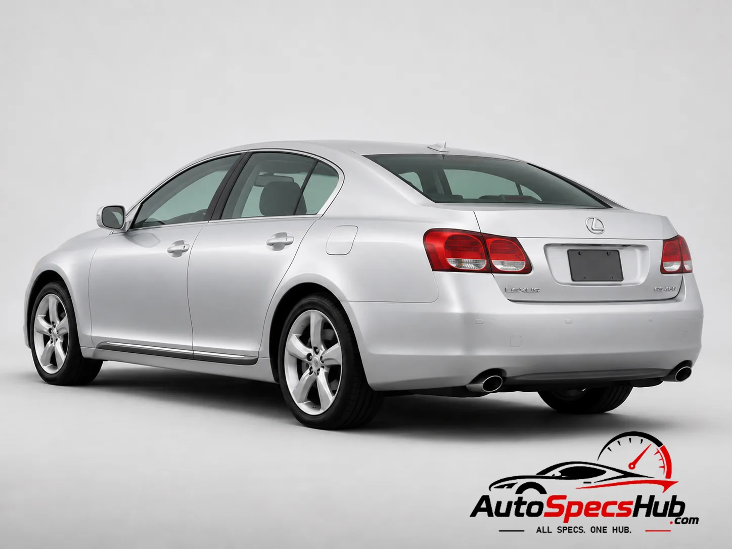2008 Lexus GS 460 S190 rear three-quarter view