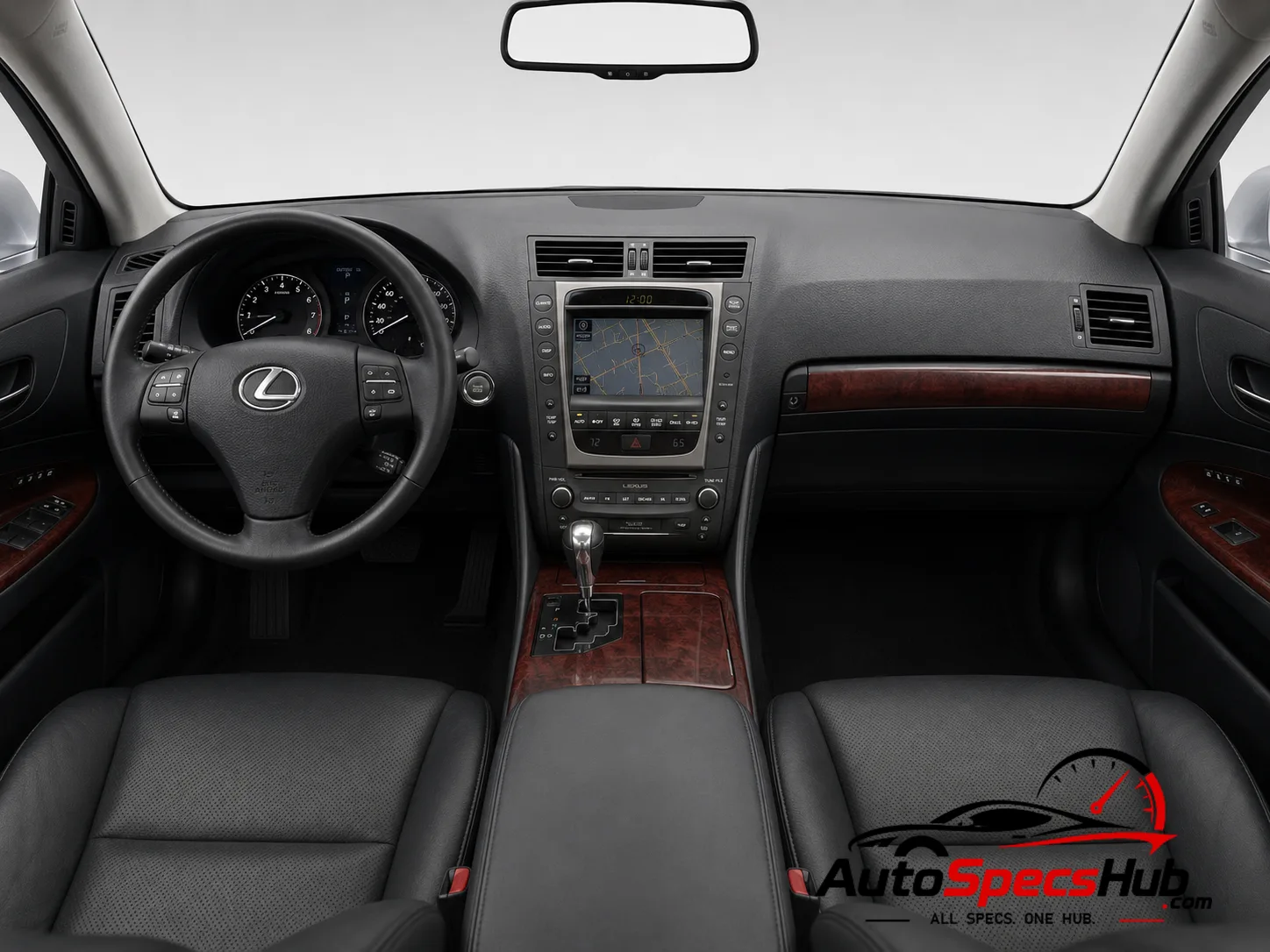 2008 Lexus GS 460 S190 interior dashboard view