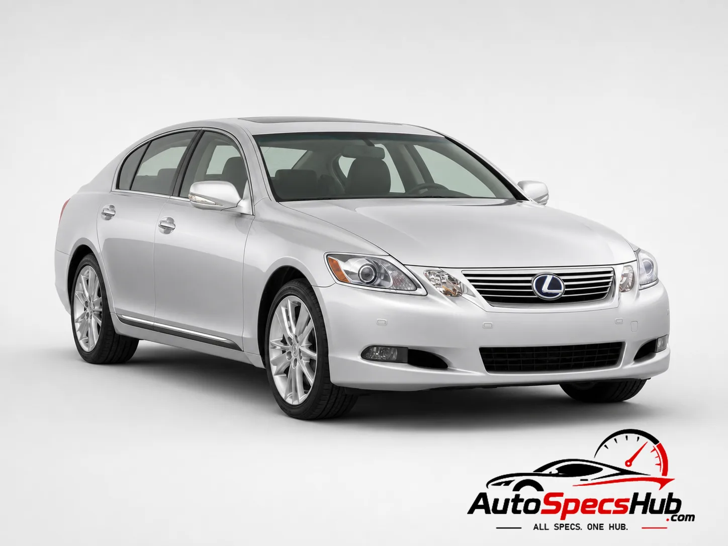 2009 Lexus GS 450h S190 front three-quarter view