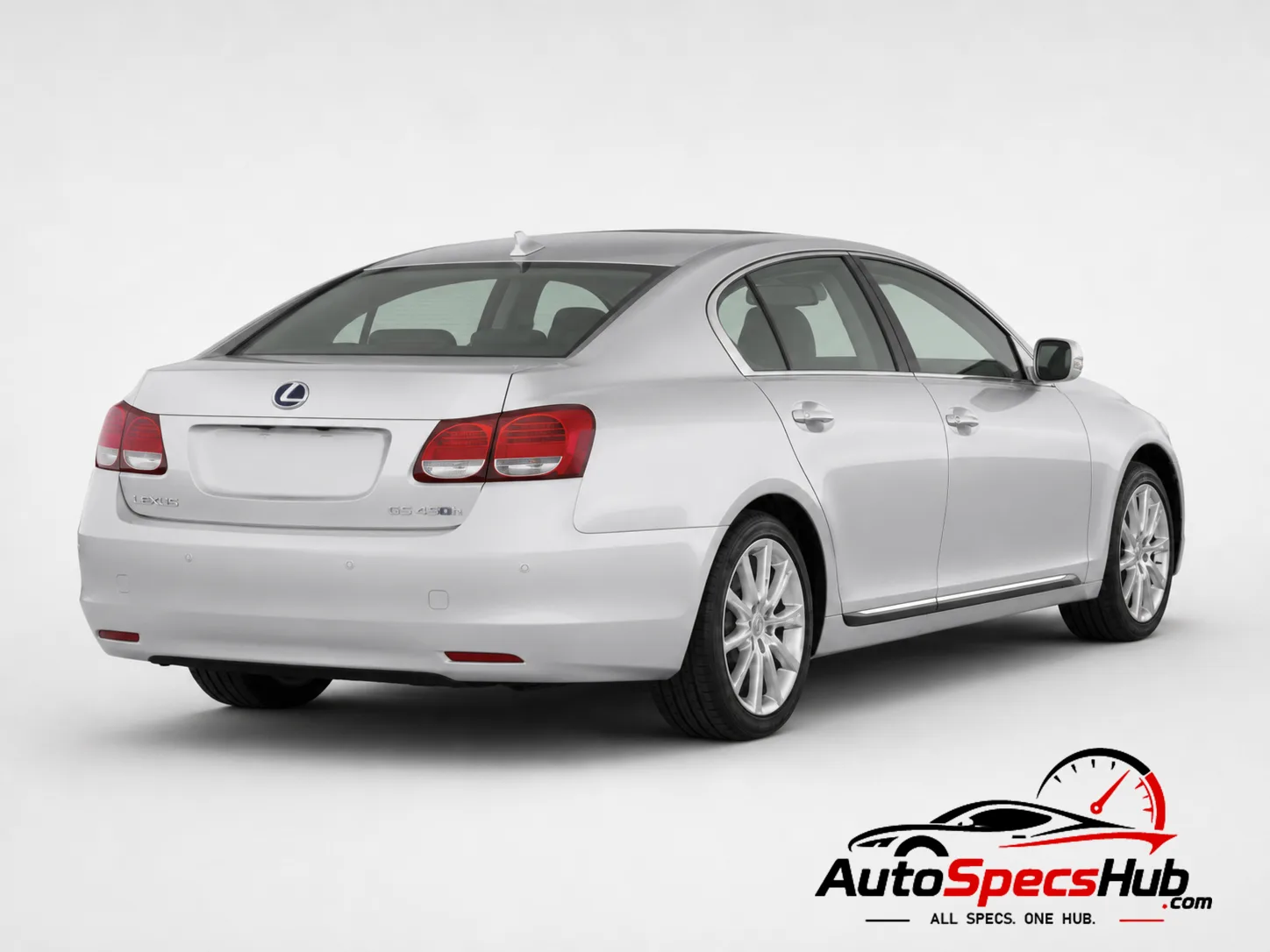 2009 Lexus GS 450h S190 rear three-quarter view