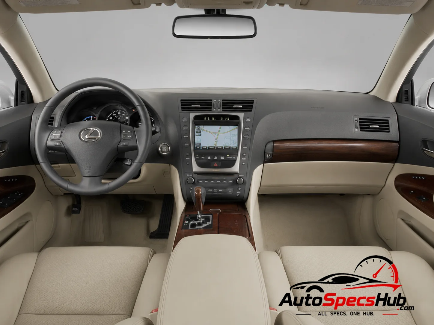 2009 Lexus GS 450h S190 interior dashboard view