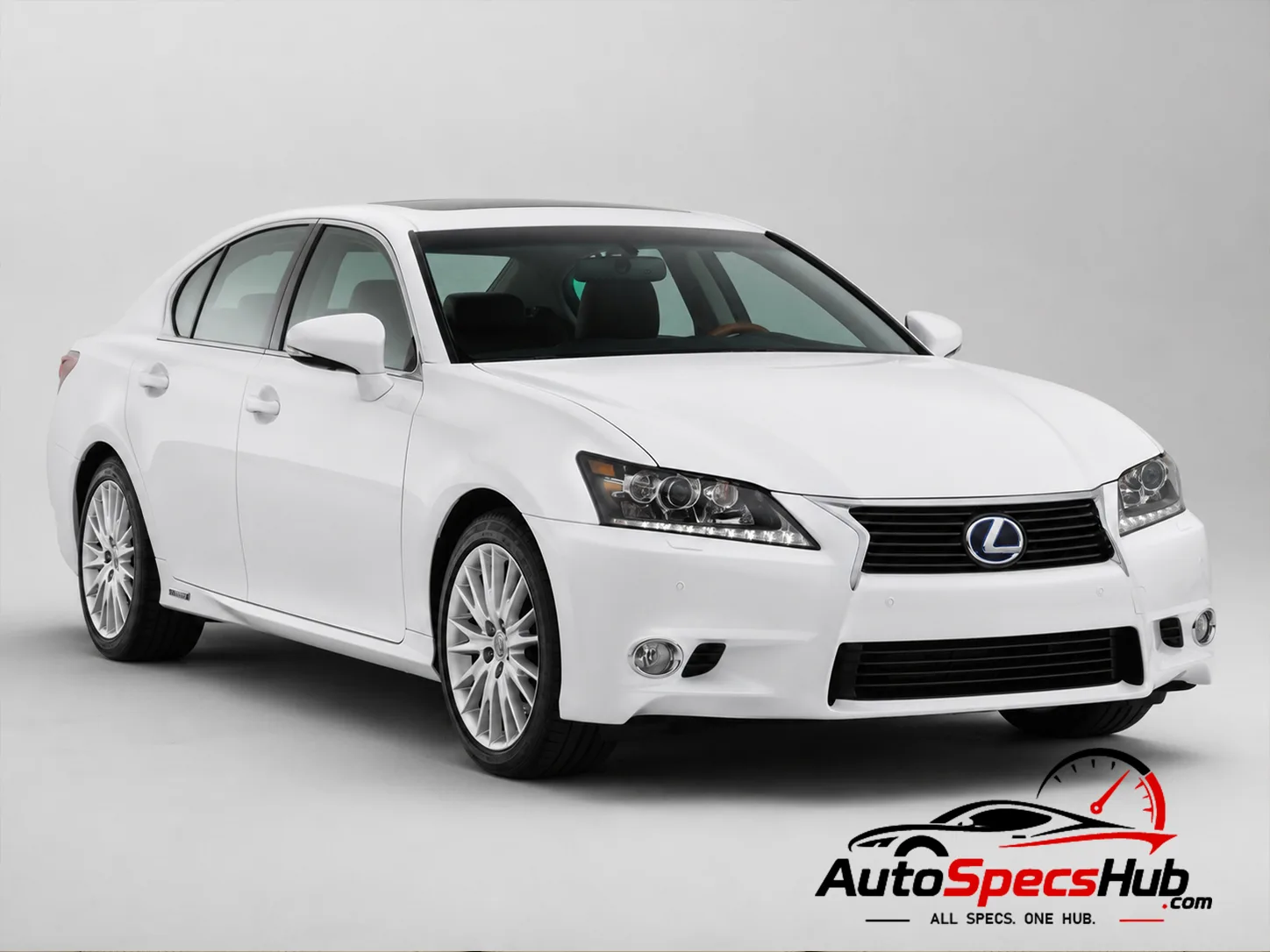 2011 Lexus GS 450h L10 front three-quarter view