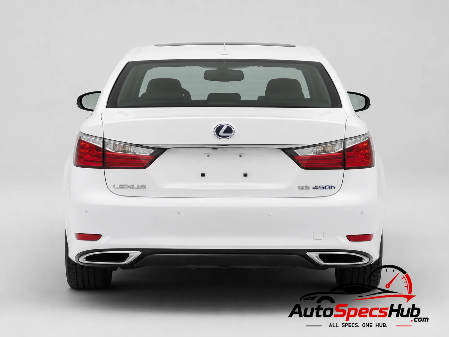 2011 Lexus GS 450h L10 rear view