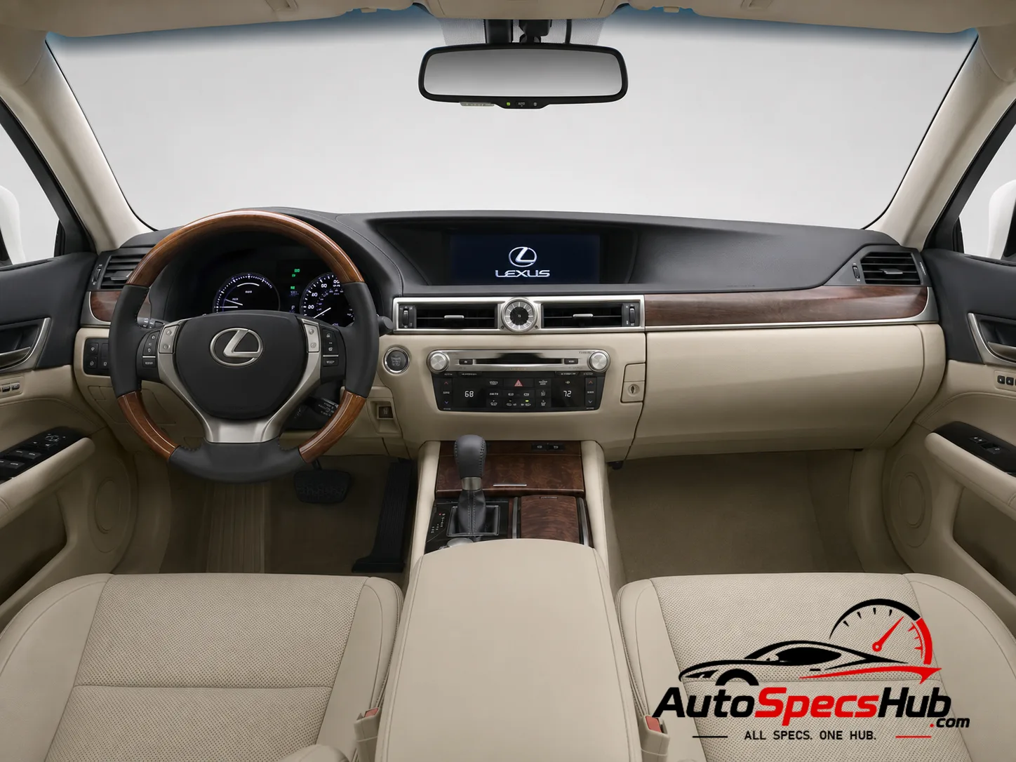 2011 Lexus GS 450h L10 interior dashboard view