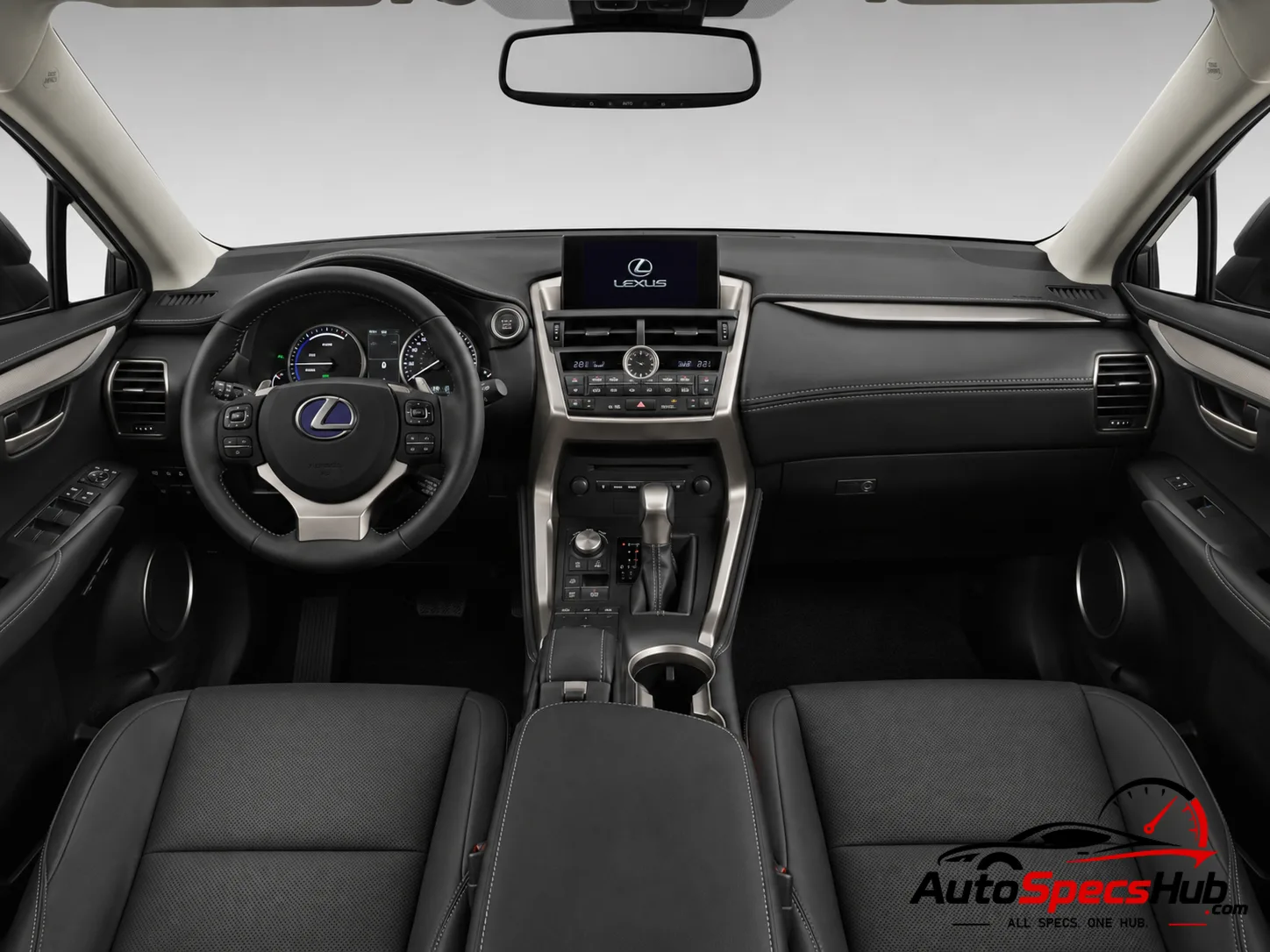2014 Lexus NX 300h interior dashboard and front cabin