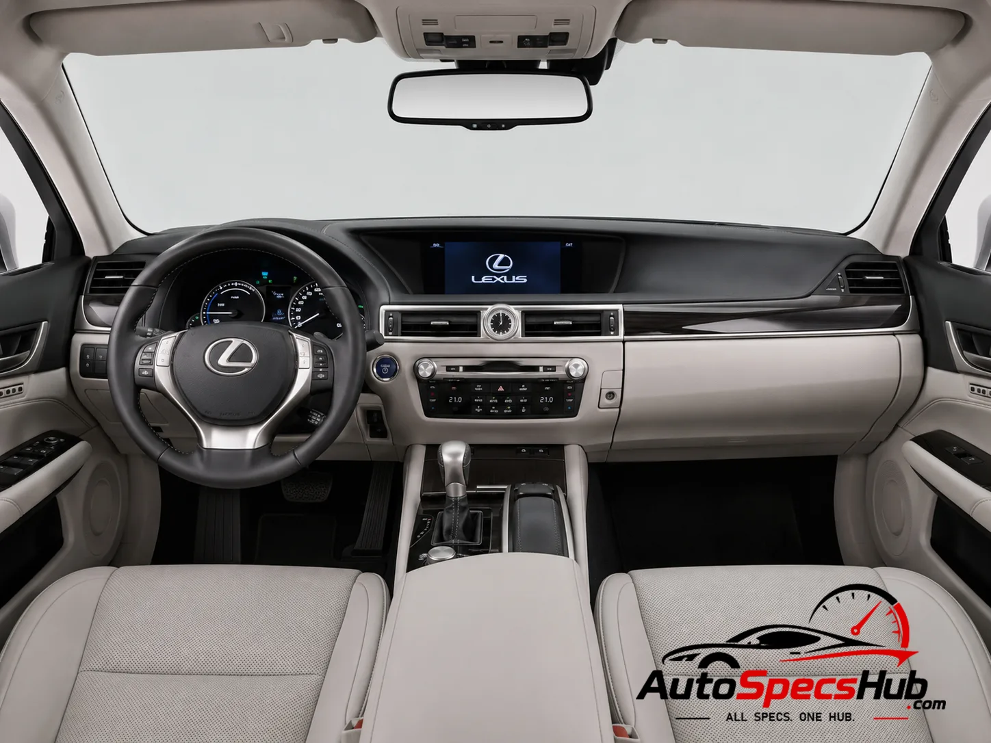 2014 Lexus GS 300h L10 interior dashboard view