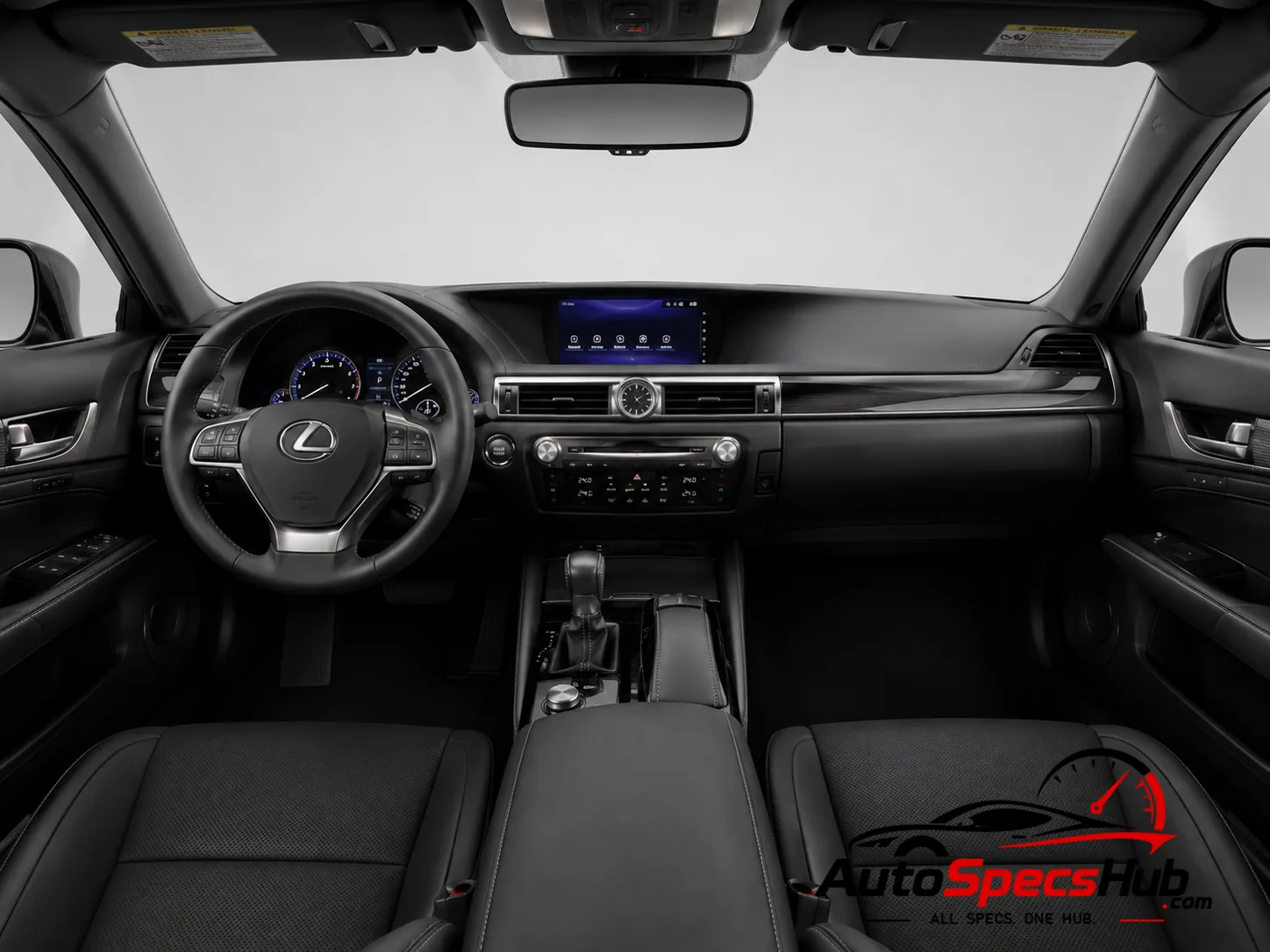 2013 Lexus GS 450h L10 interior dashboard view