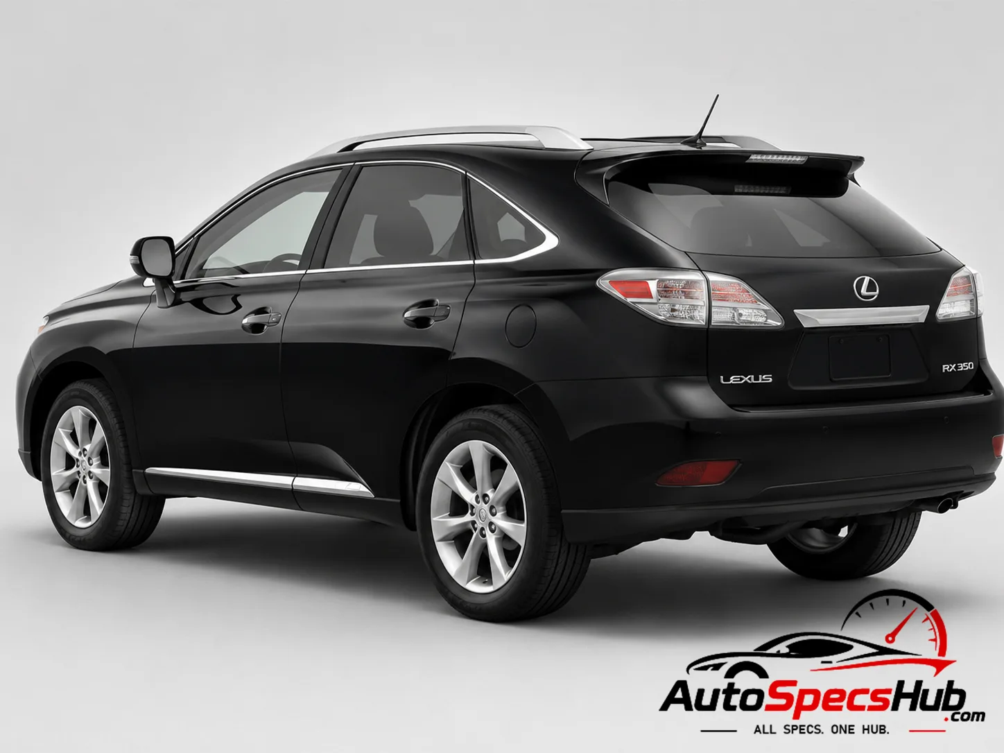 2009 Lexus RX 350 AL10 rear three-quarter view