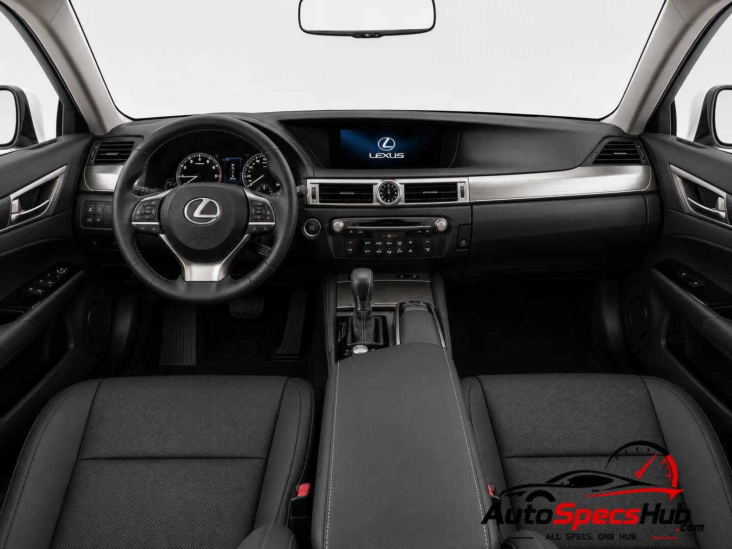 2015 Lexus GS 450h L10 interior dashboard view