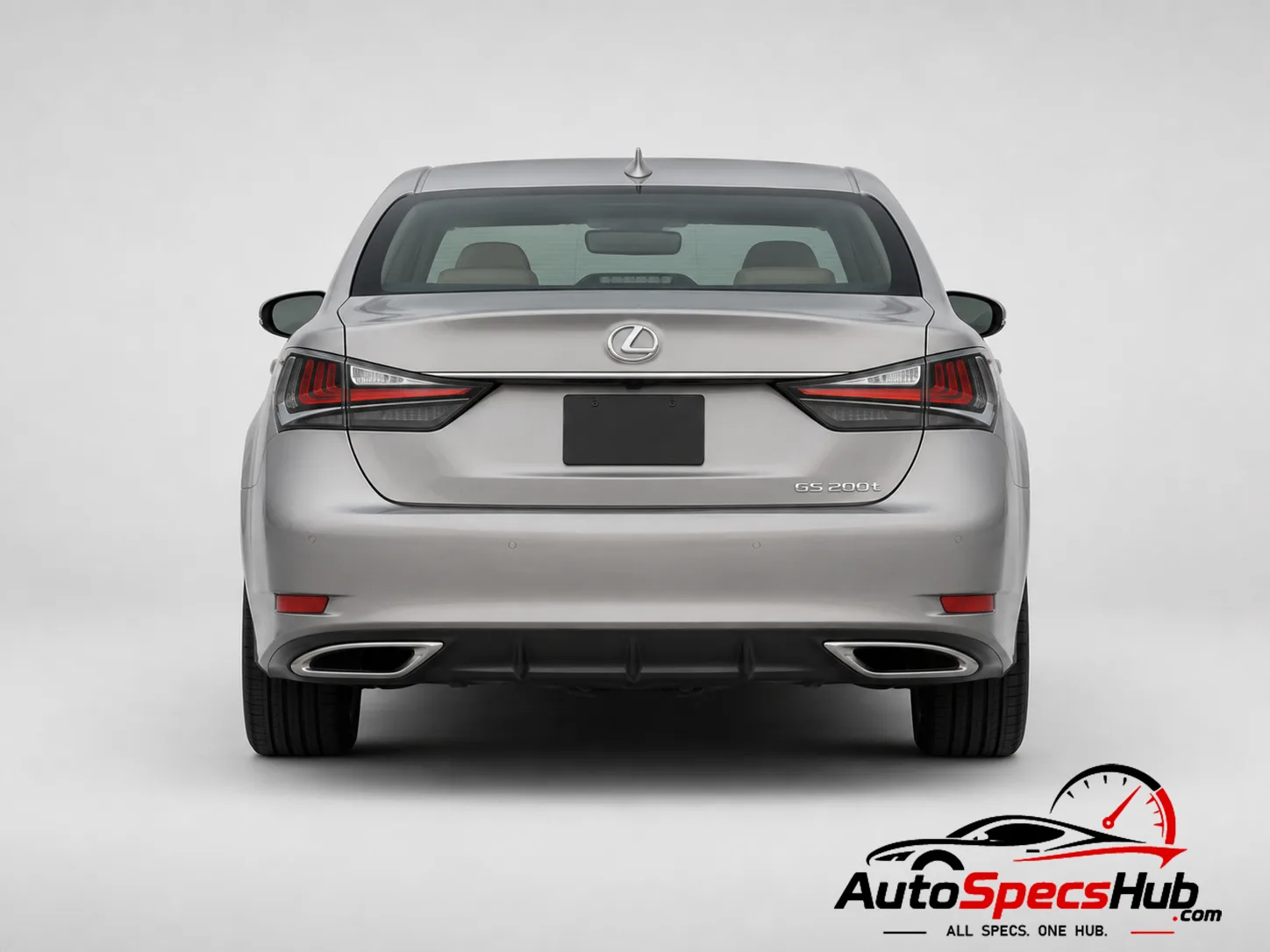 2016 Lexus GS 200t L10 rear view