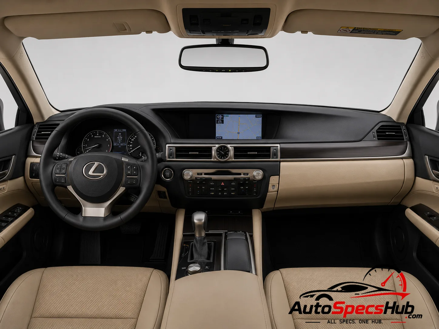 2016 Lexus GS 200t L10 interior dashboard view