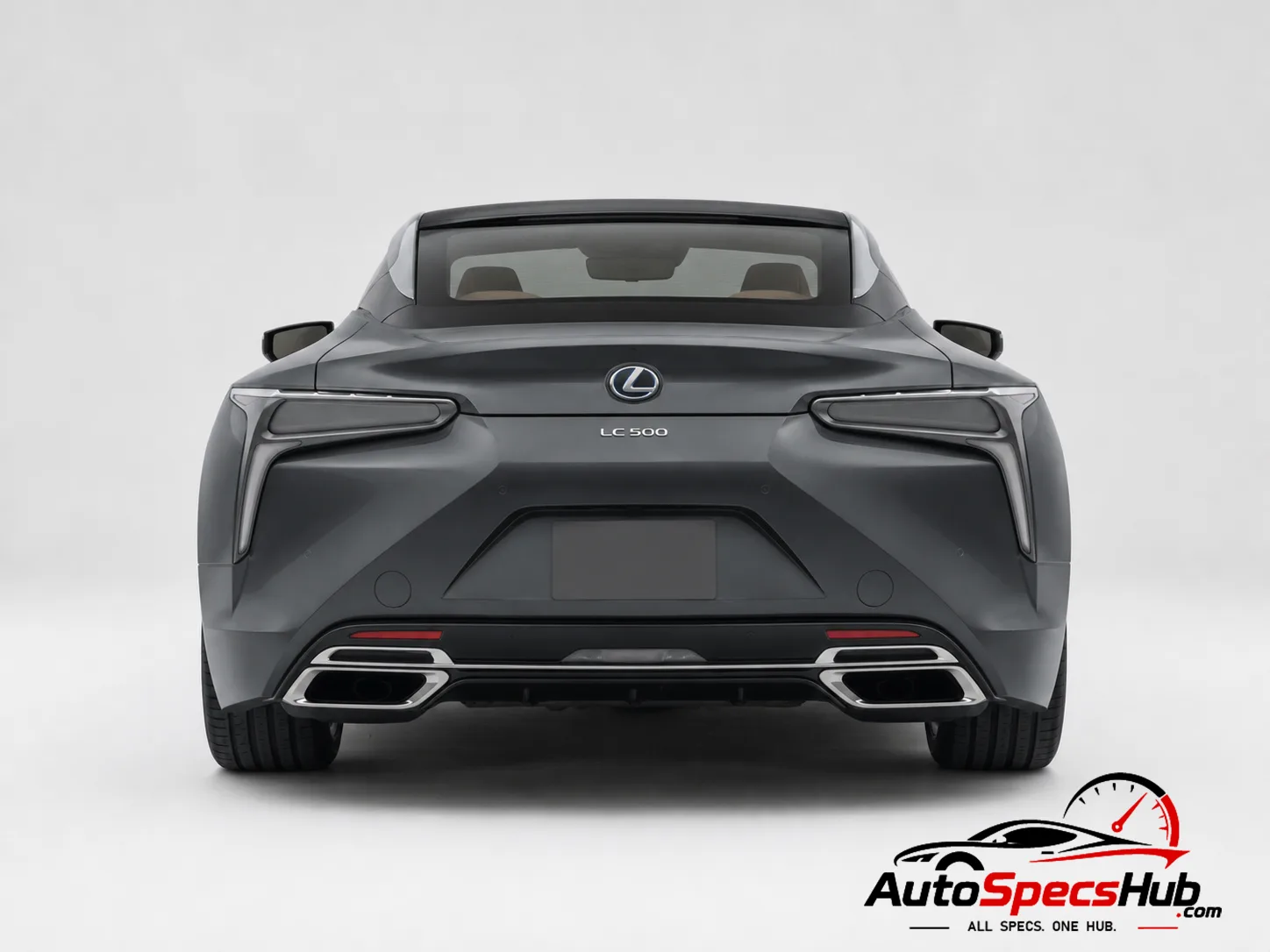 2017 Lexus LC 500 rear view