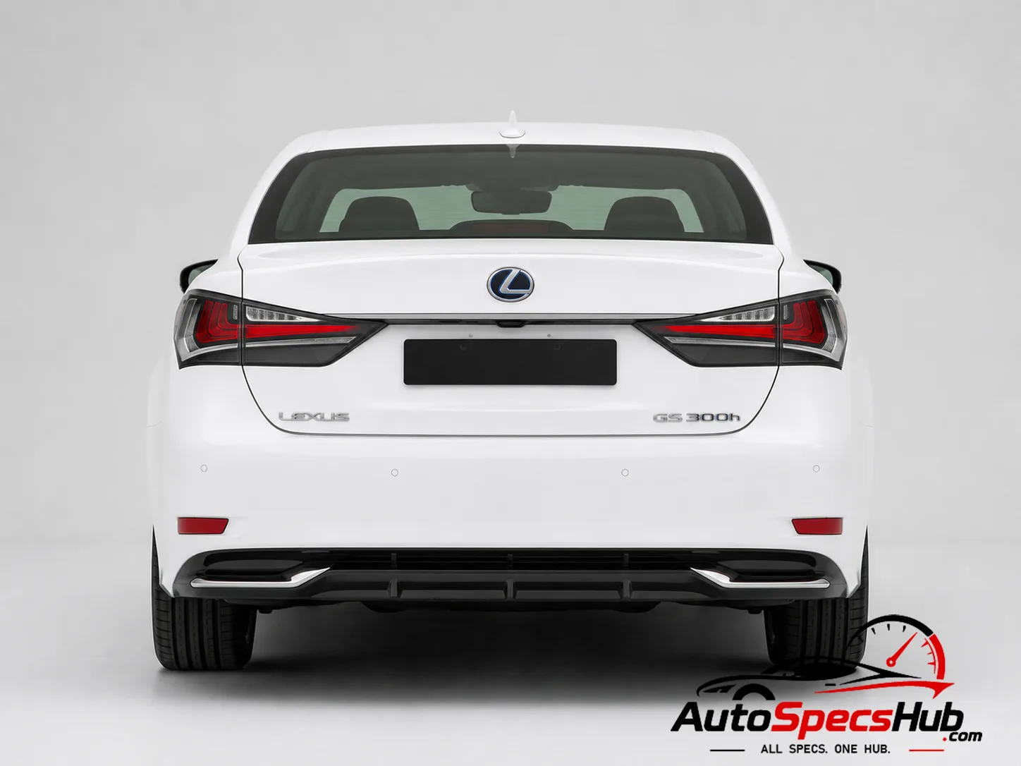 2015 Lexus GS 300h L10 rear view
