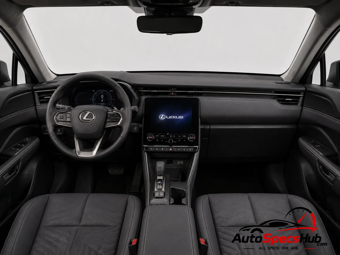 2024 Lexus LBX interior dashboard and front cabin