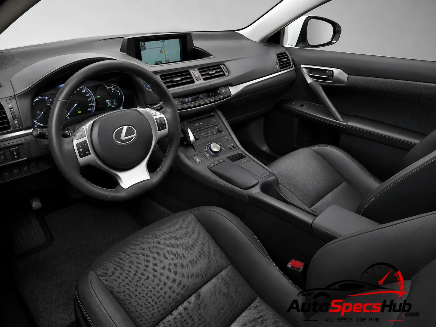 2019 Lexus ES 300h interior dashboard view