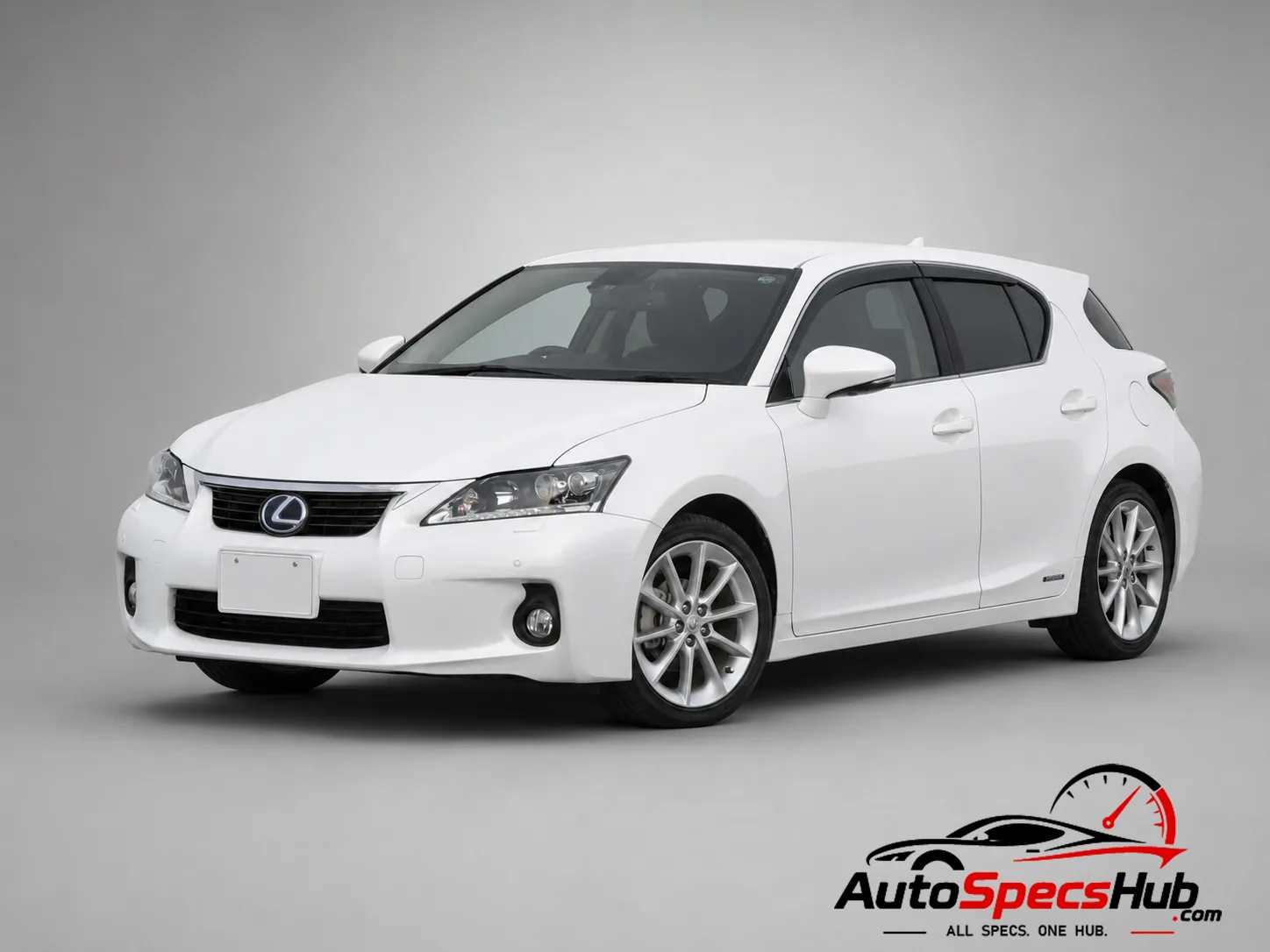 2011 Lexus CT 200h ZWA10 front three-quarter view