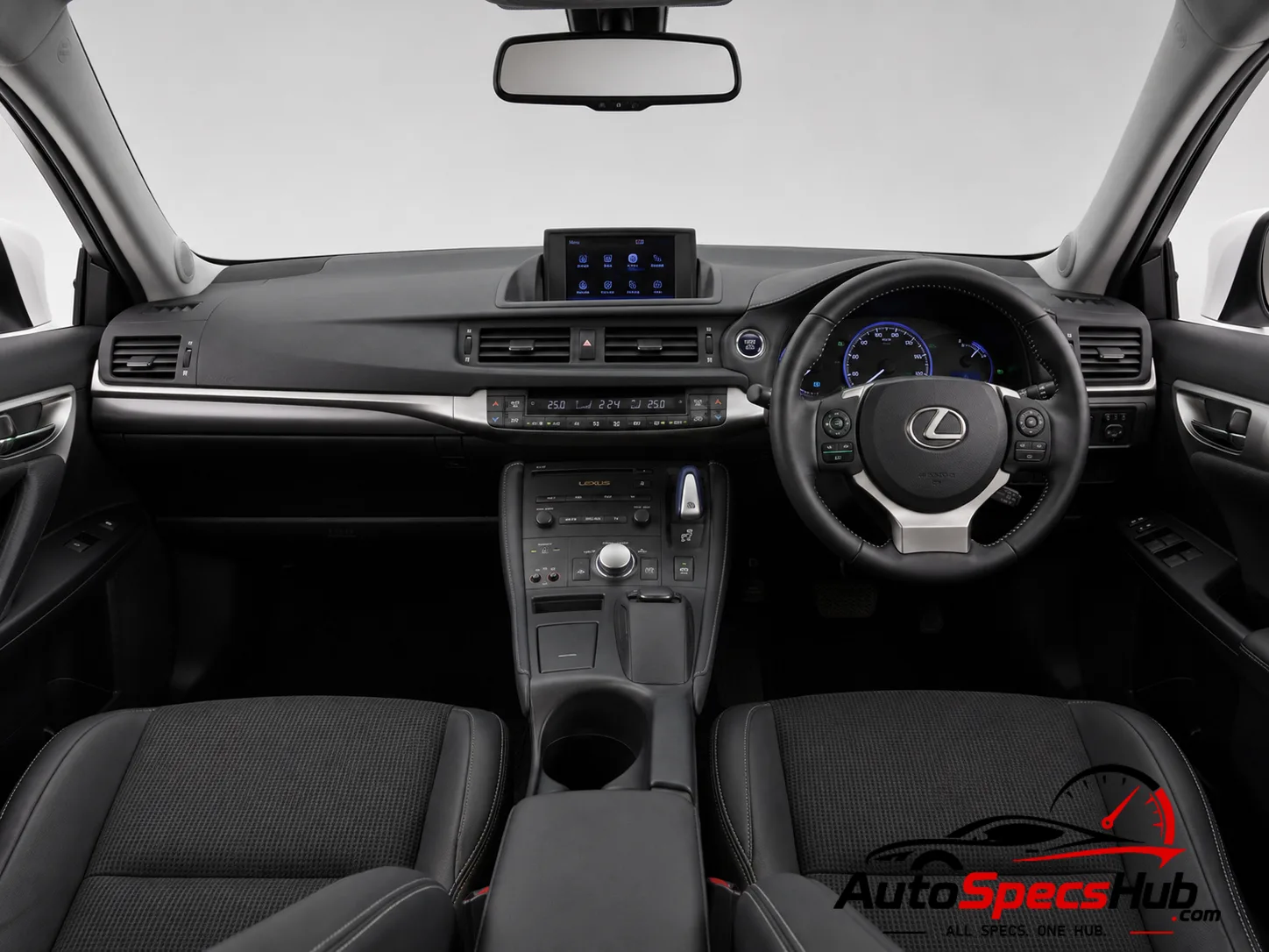 2011 Lexus CT 200h ZWA10 interior dashboard view