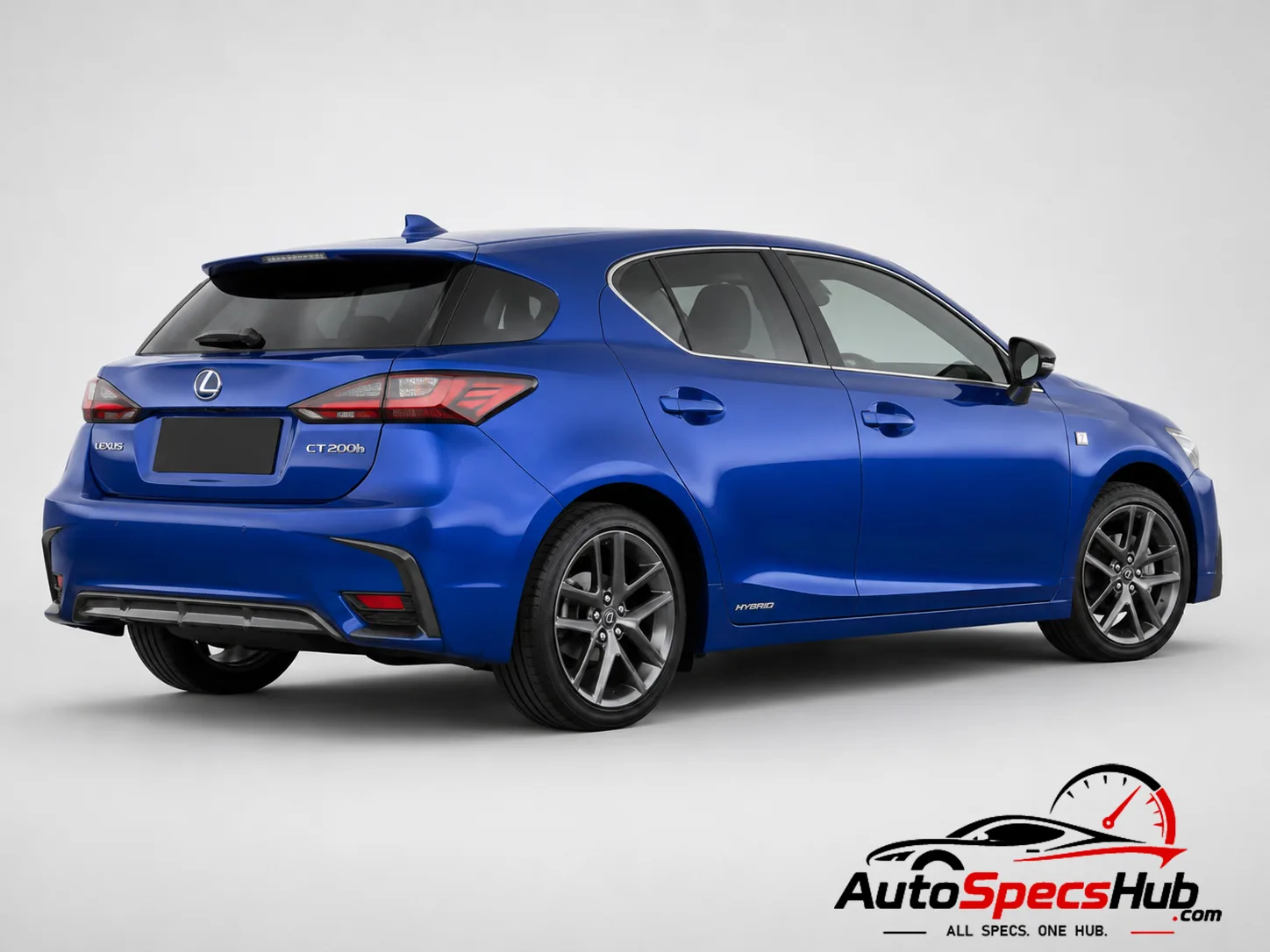 2017 Lexus CT 200h ZWA10 rear three-quarter view