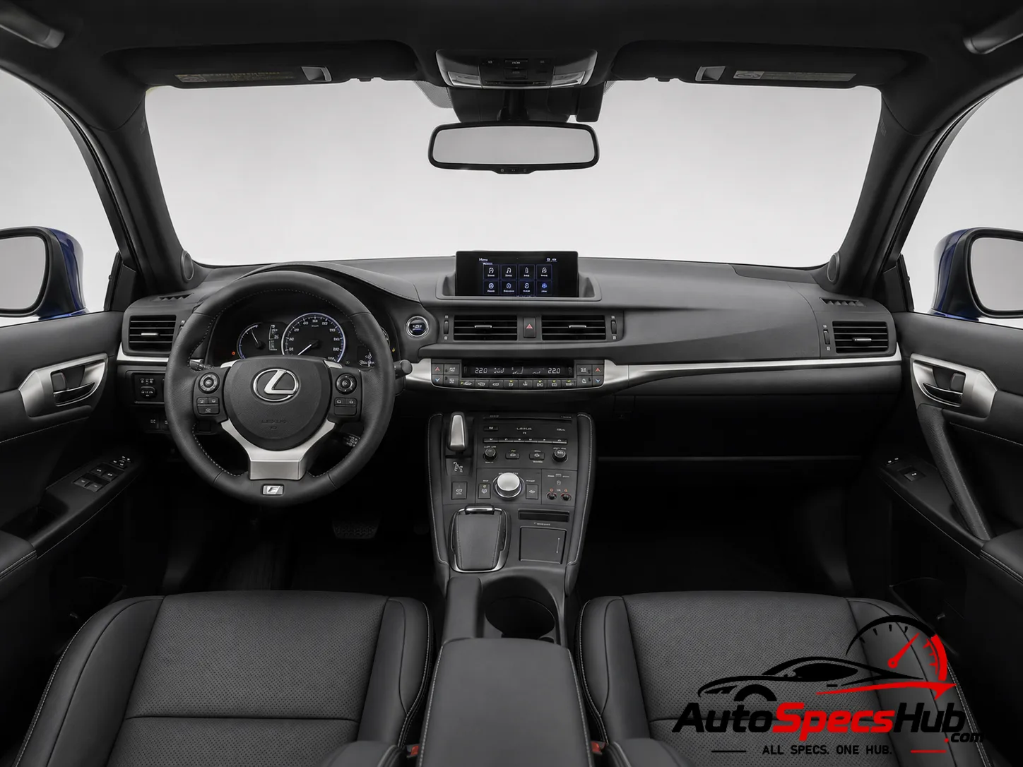 2017 Lexus CT 200h ZWA10 interior dashboard view