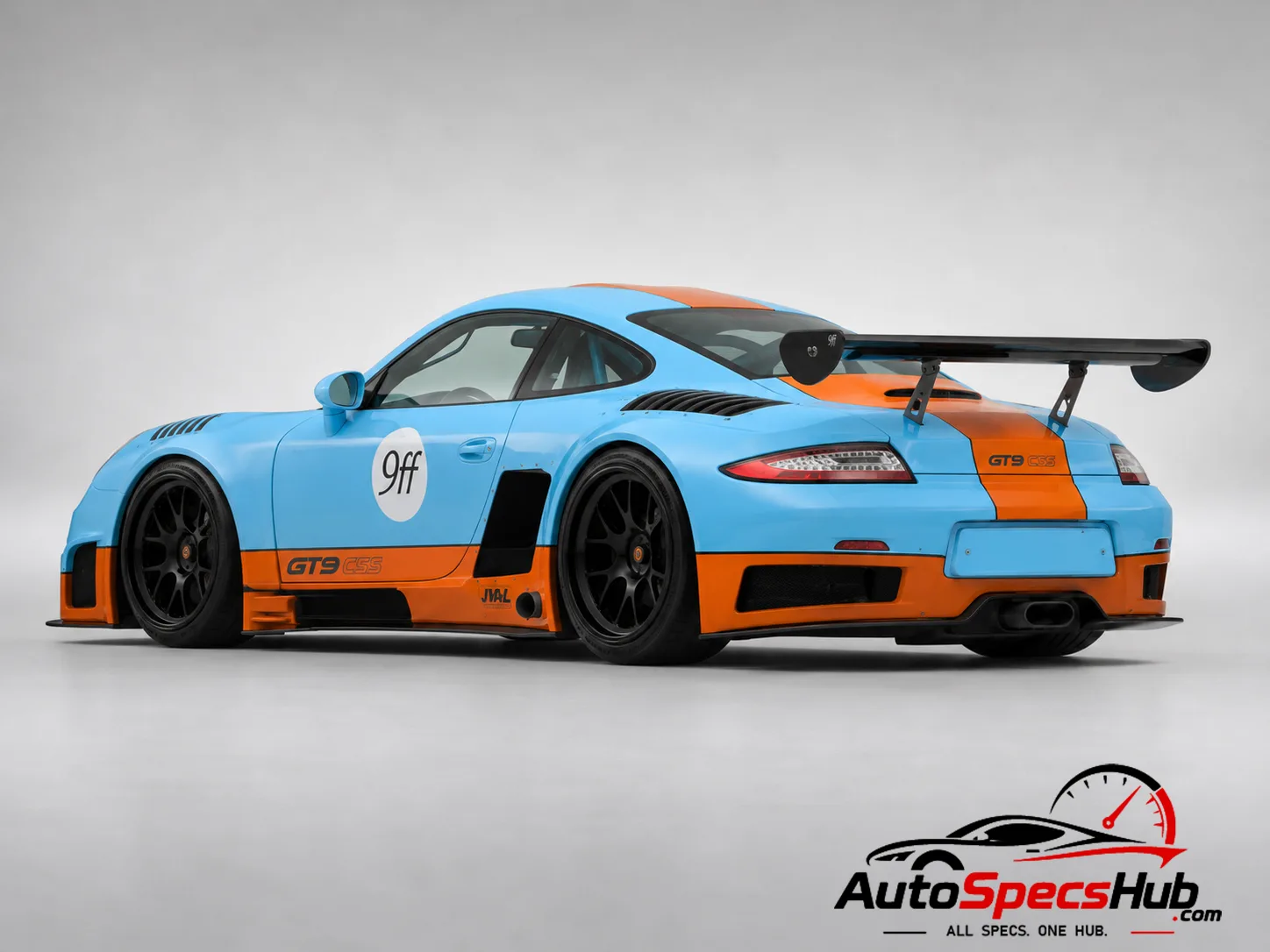 2011 9ff GT9 Clubsport rear three-quarter view