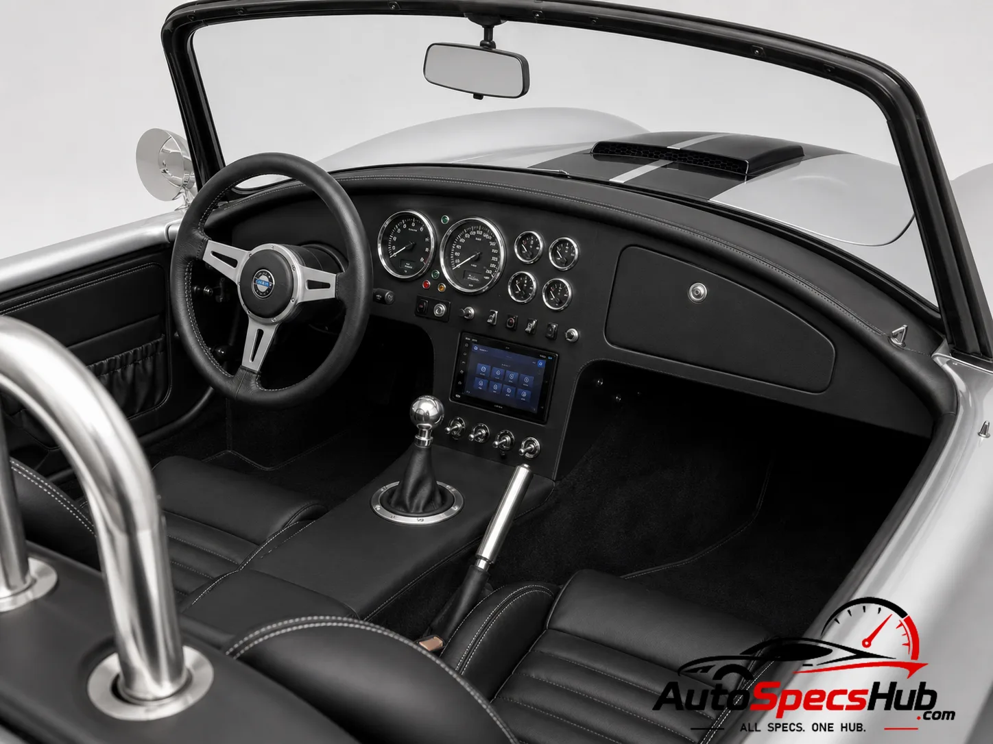 2025 AC Cobra GT Roadster V8 interior dashboard view