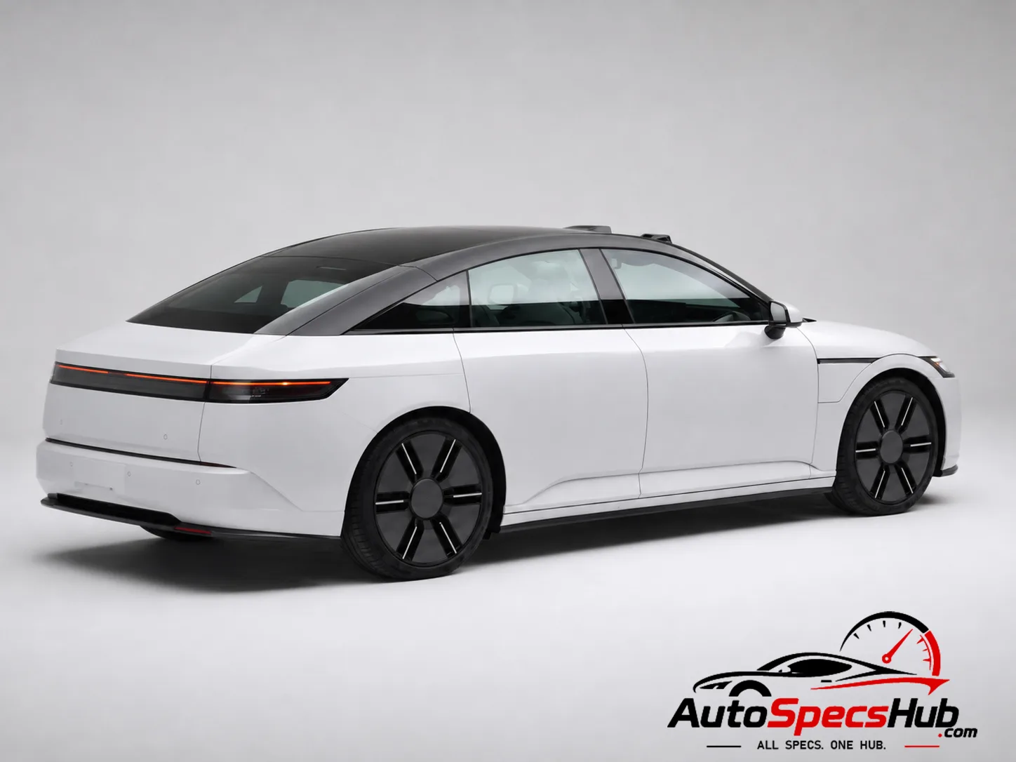 2025 Afeela 1 rear three-quarter view