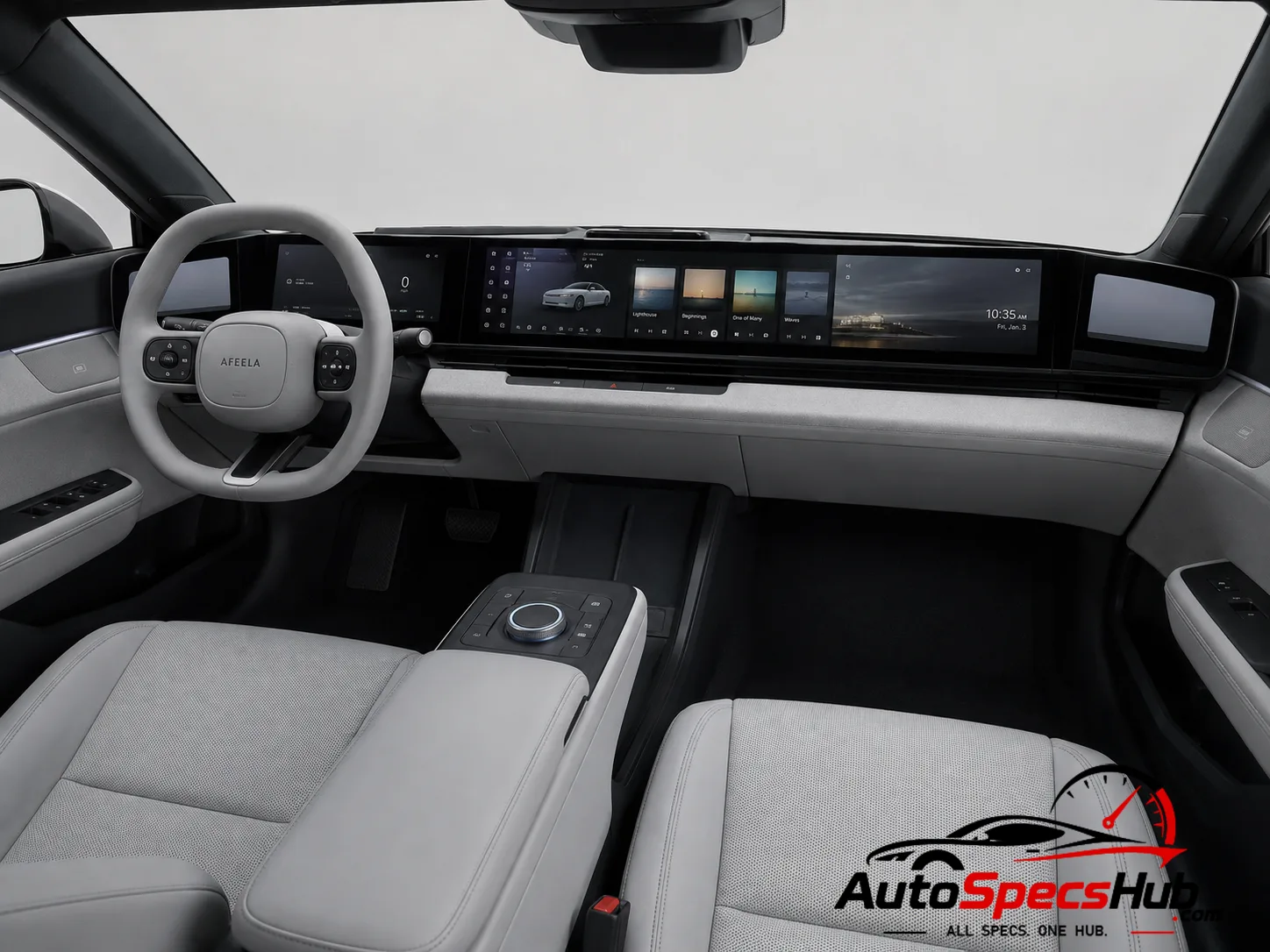 2025 Afeela 1 interior dashboard view