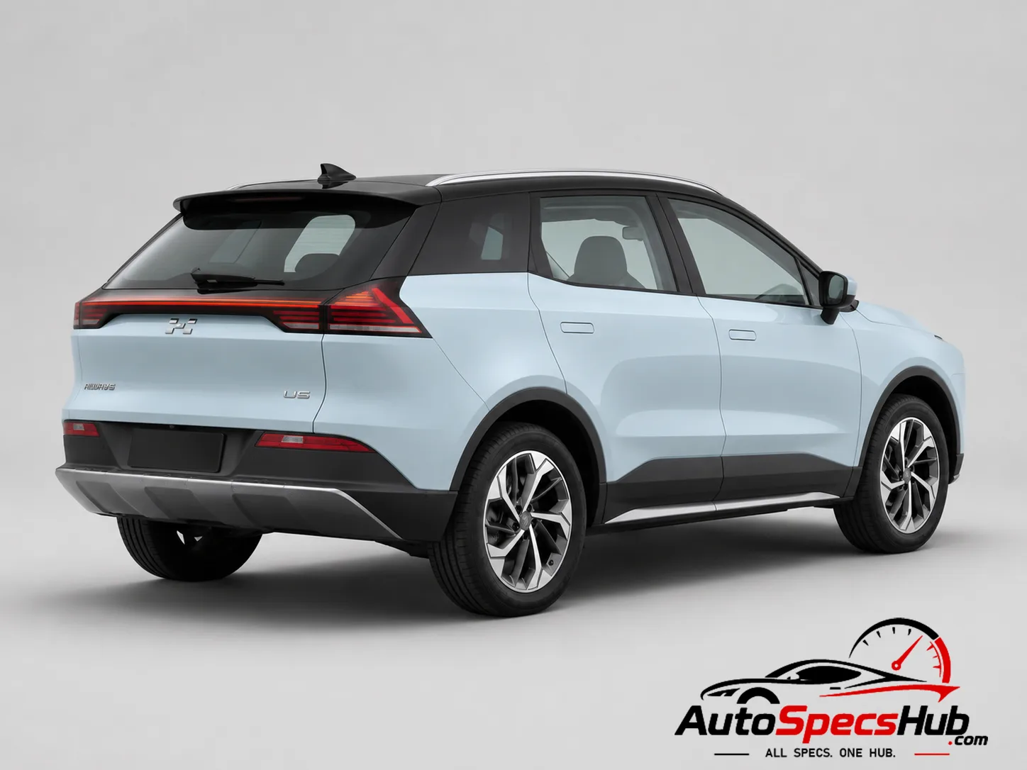2020 Aiways U5 Prime rear three-quarter view