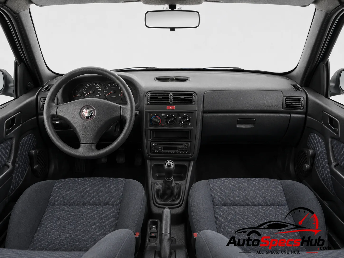 1996 Alfa Romeo 145 Quadrifoglio interior dashboard view