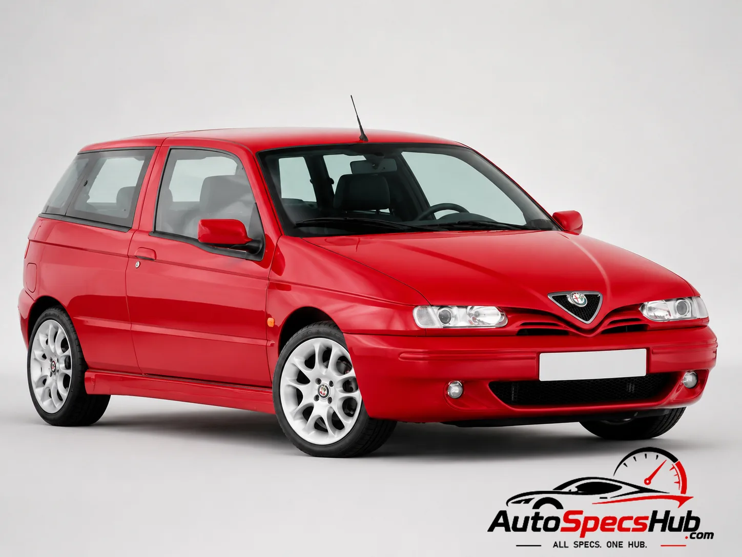 1999 Alfa Romeo 145 1.8 Twin Spark front three-quarter view